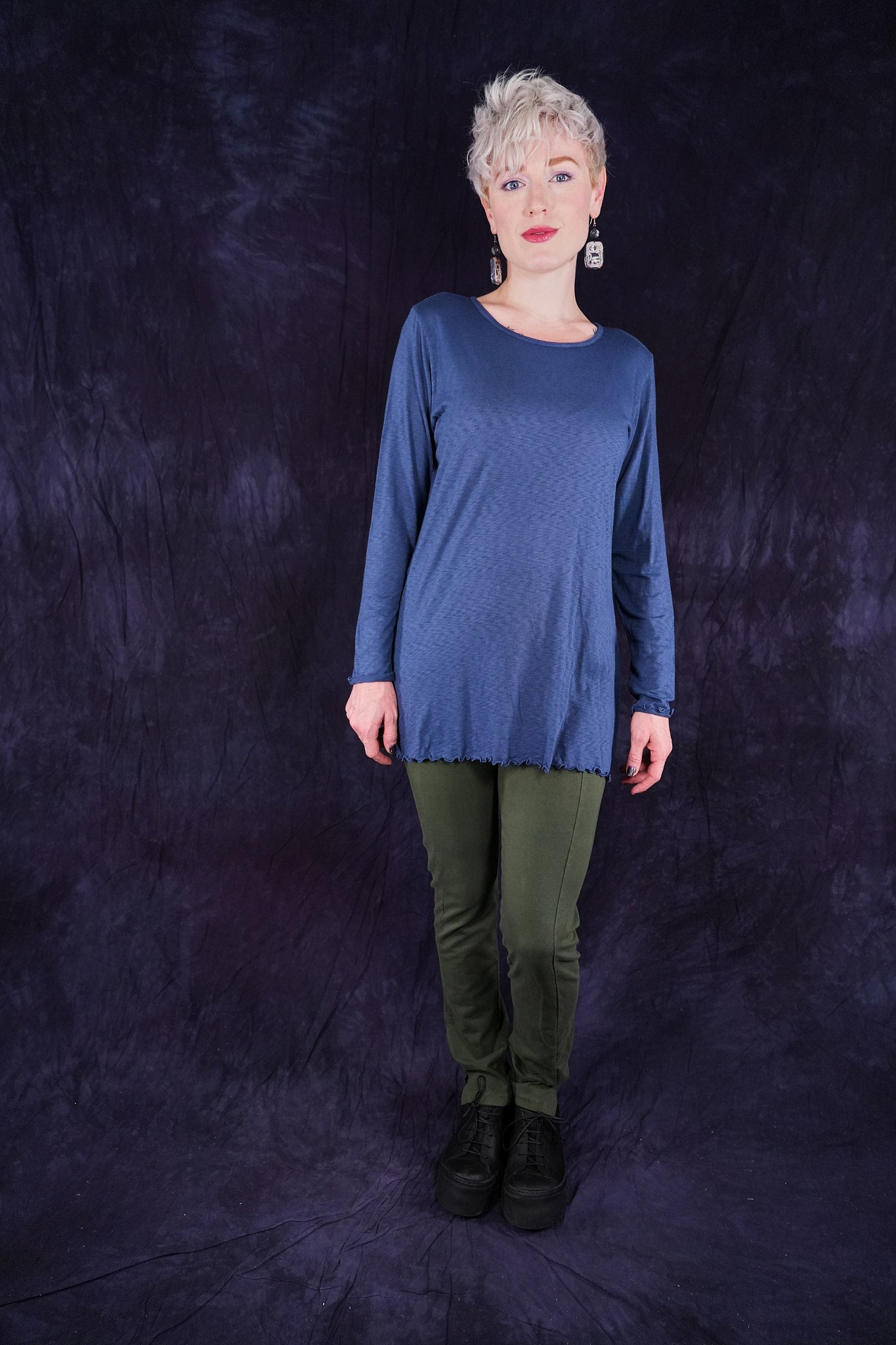 1611 Simple Tee Vintage Indigo