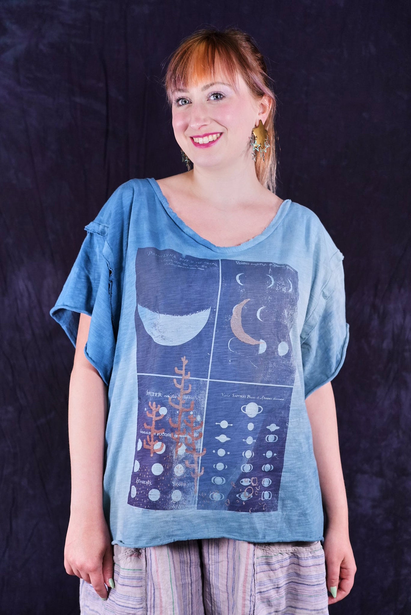 2295HD Deconstructed Art Tee Sky Blue Blue-P