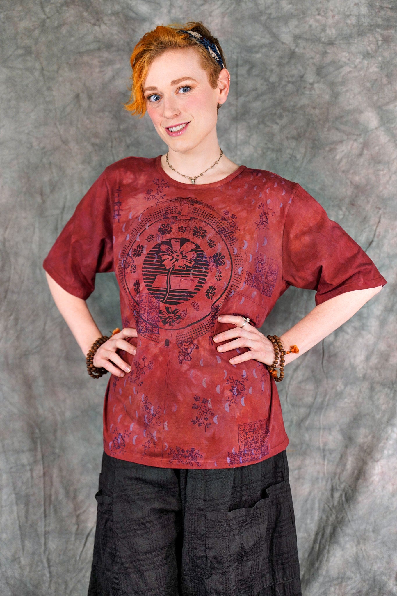 1171HD Fiona Tee Pomegranate Rose-P
