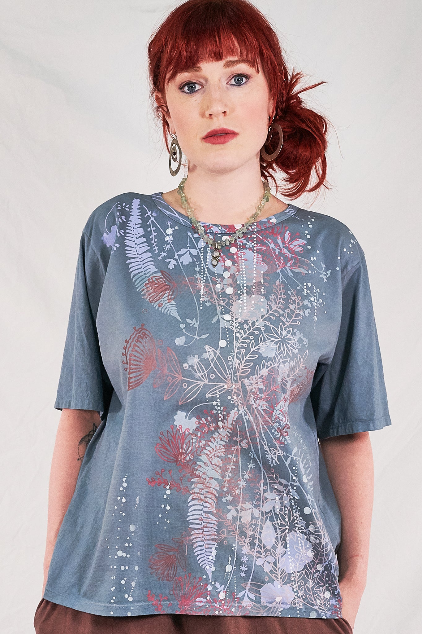 1144-s/s Simple Tee Sky-P