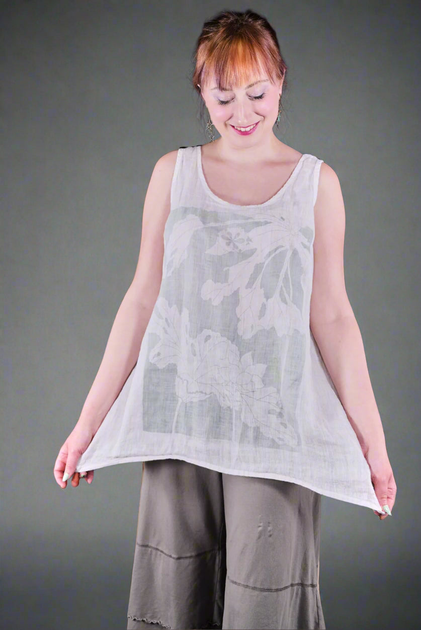 1196 Linen Tank Jasmine-P