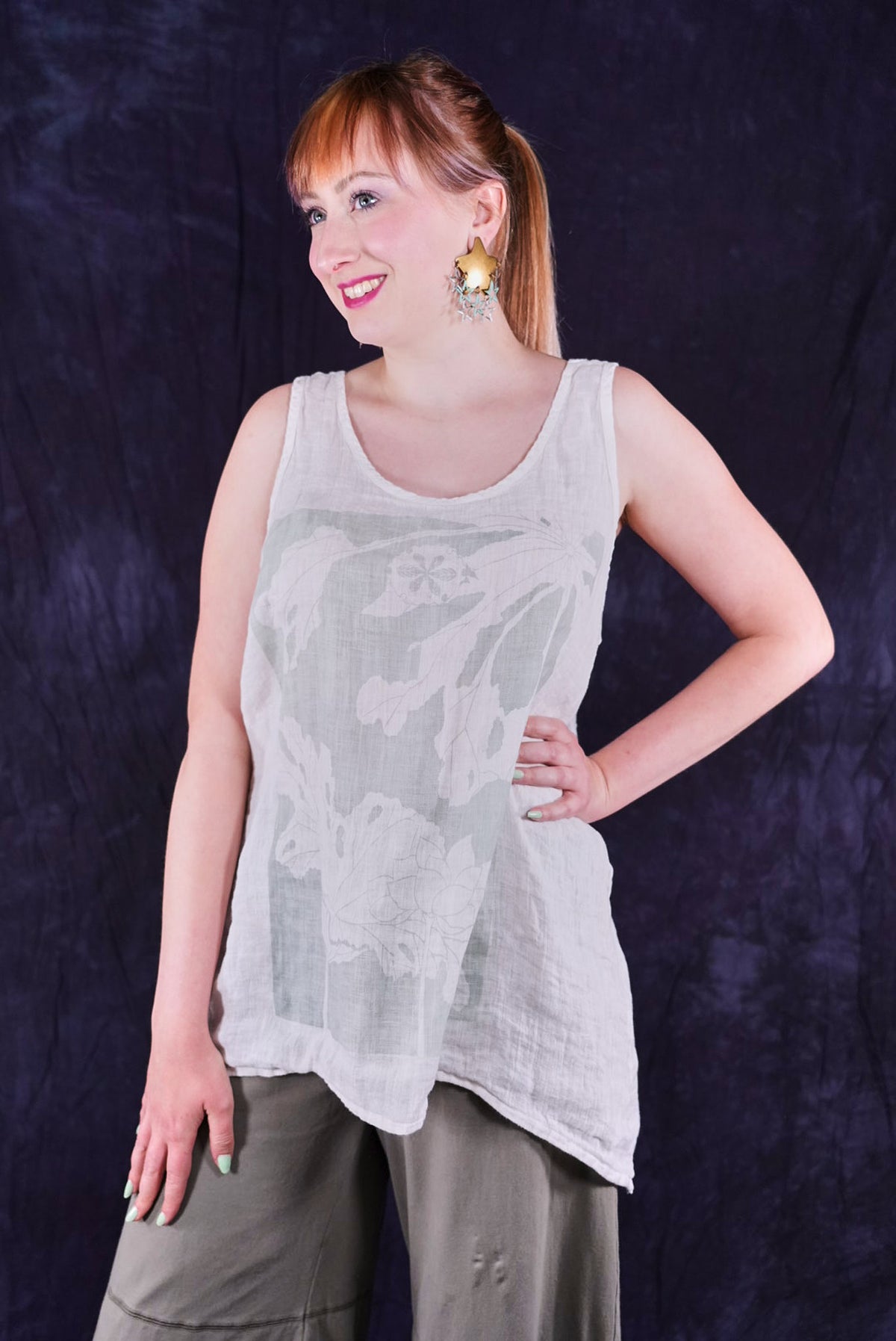 1196 Linen Tank Jasmine-P