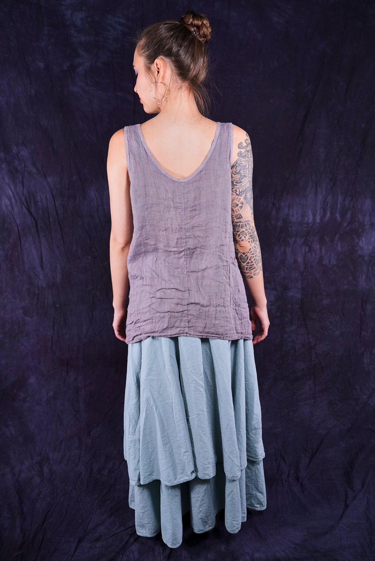 1196 Linen Tank Shantung-P