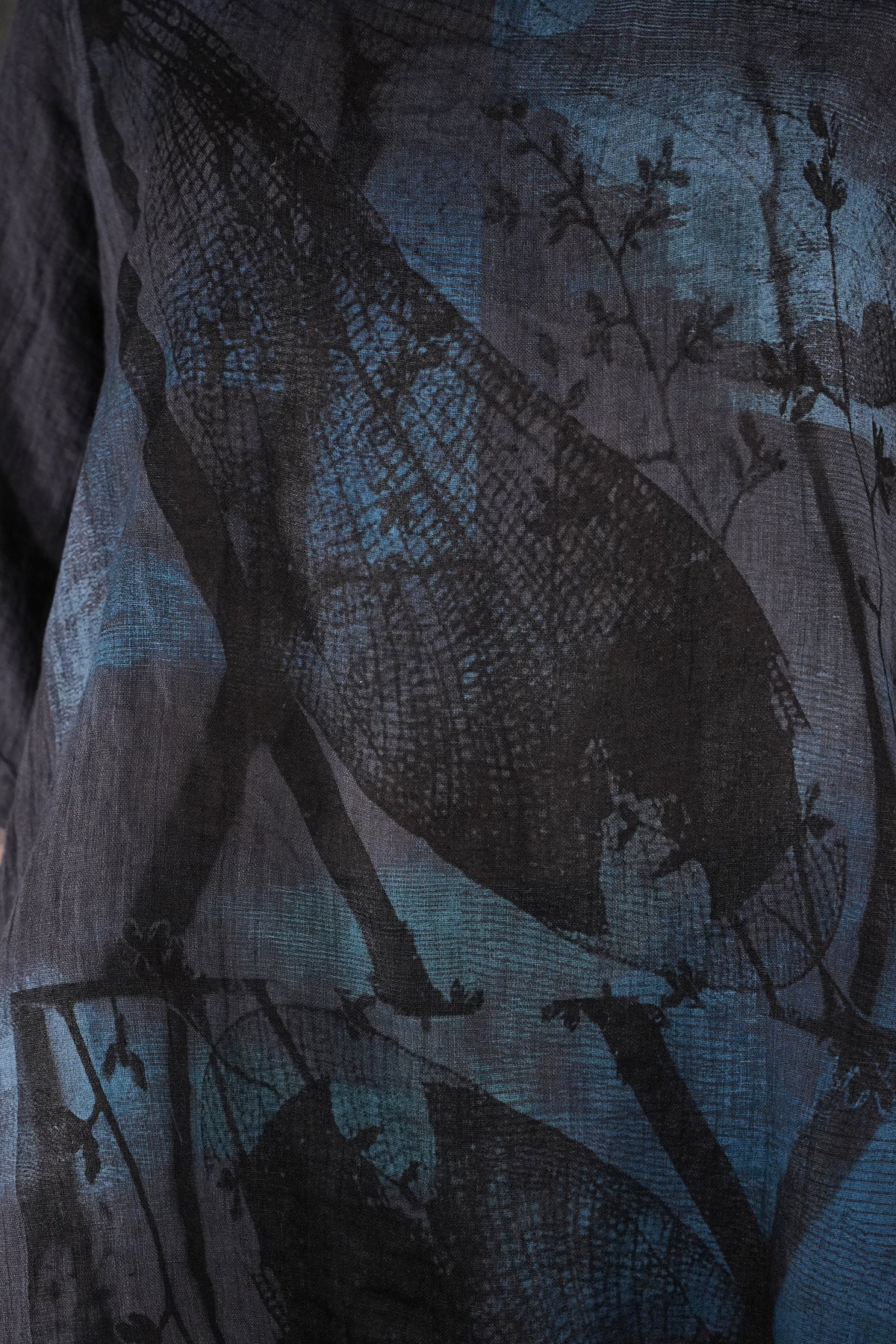 1210L Linen Simple Tunic Iron-P