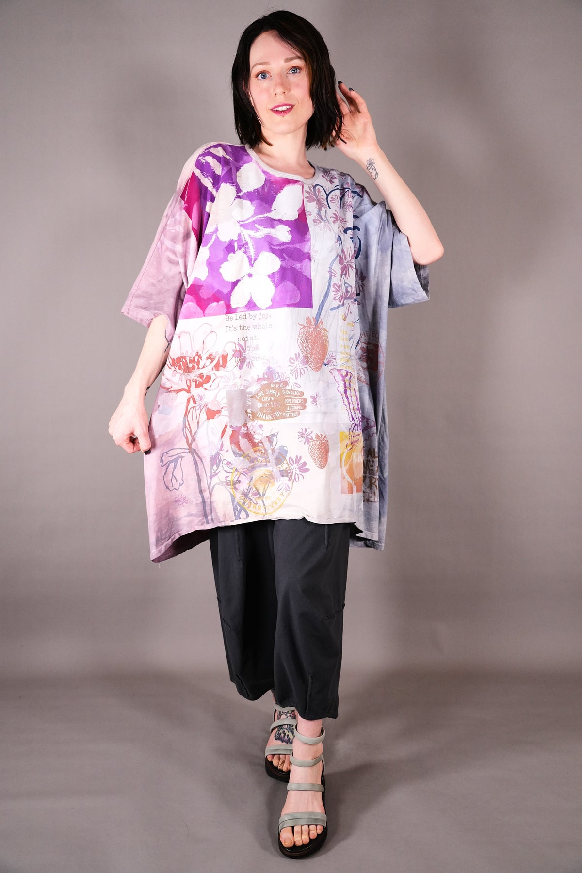 1255 HD Art Tee Sky and Petal Be Kind