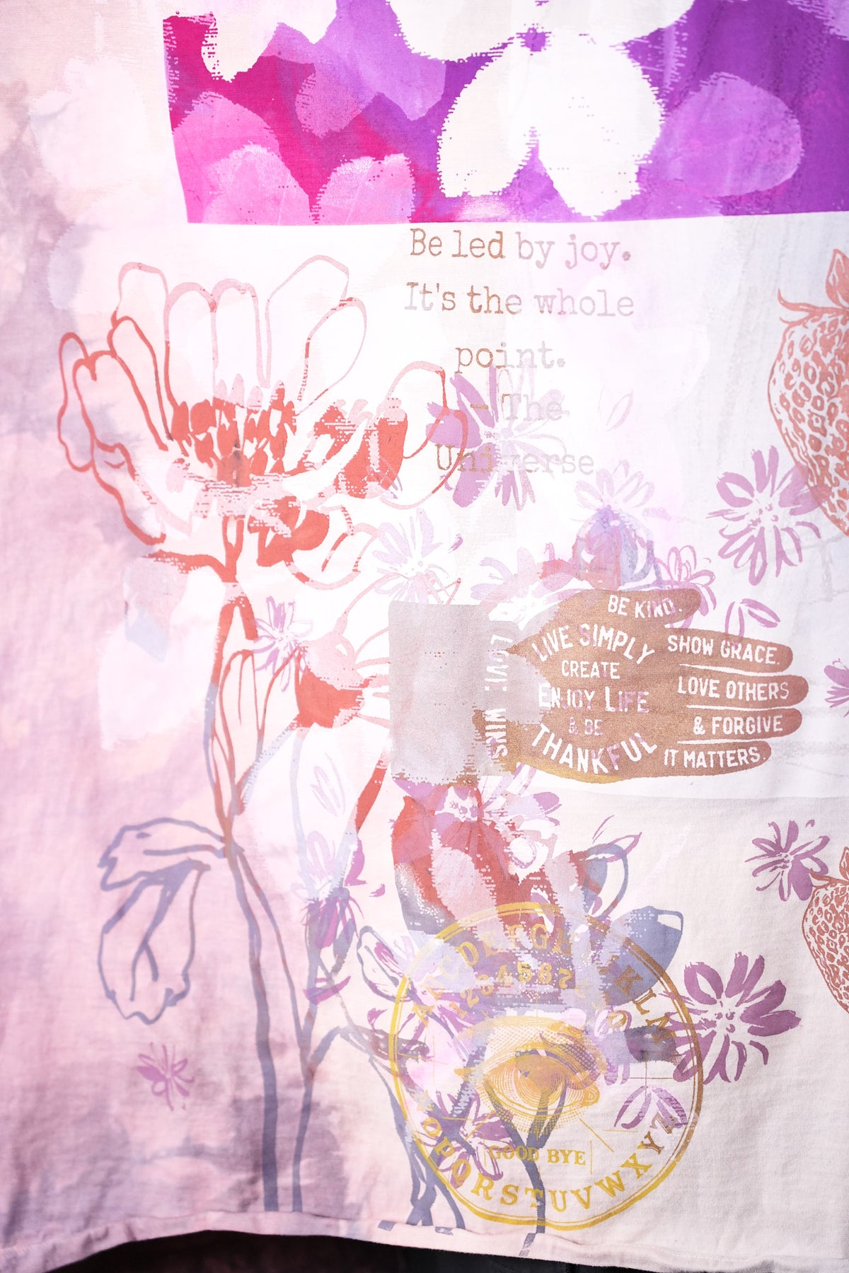 1255 HD Art Tee Sky and Petal Be Kind