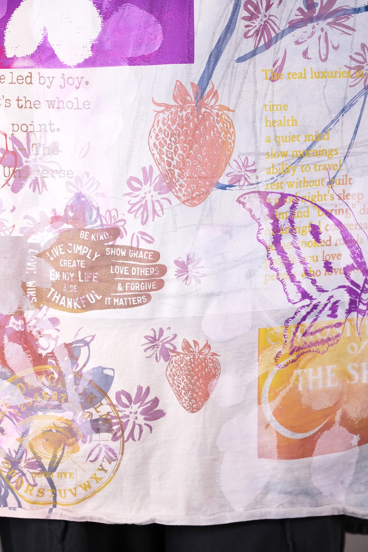 1255 HD Art Tee Sky and Petal Be Kind