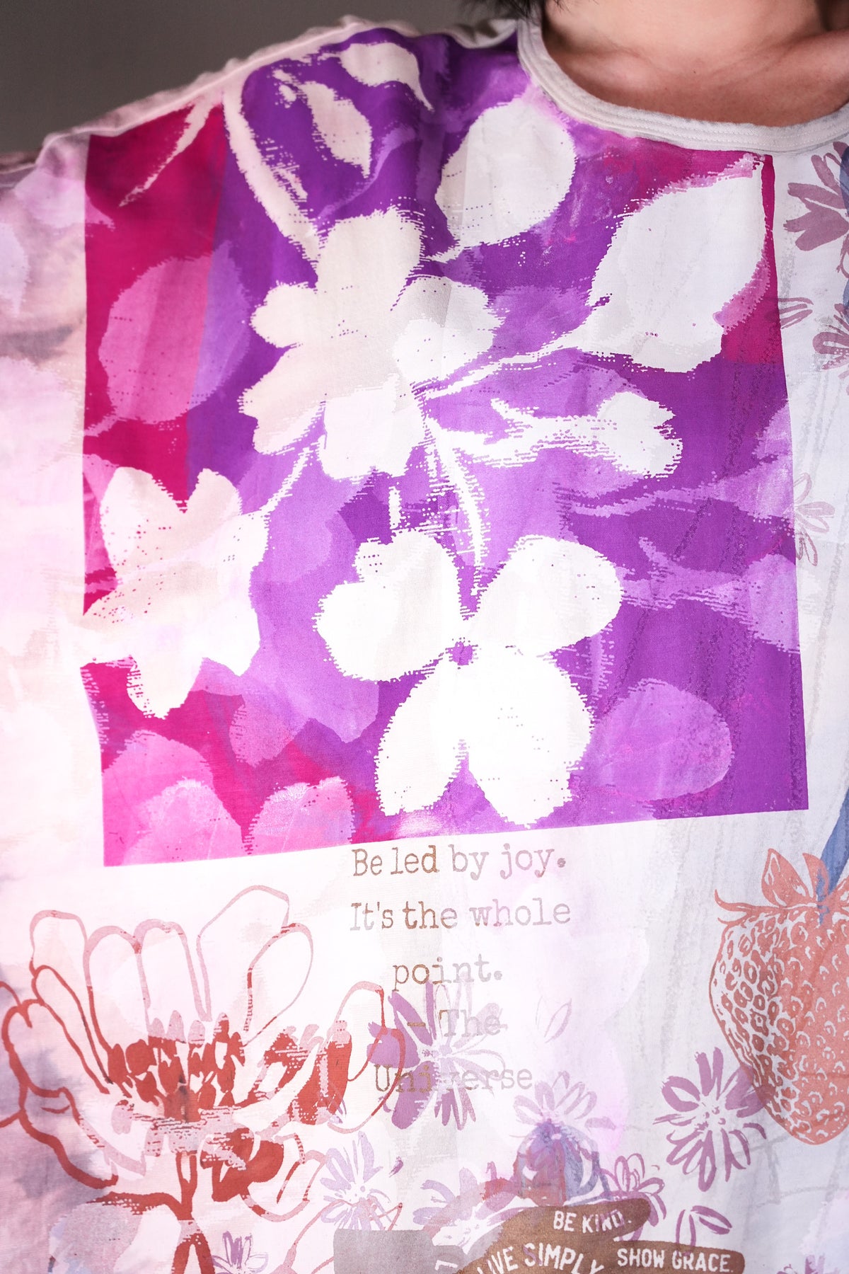 1255 HD Art Tee Sky and Petal Be Kind