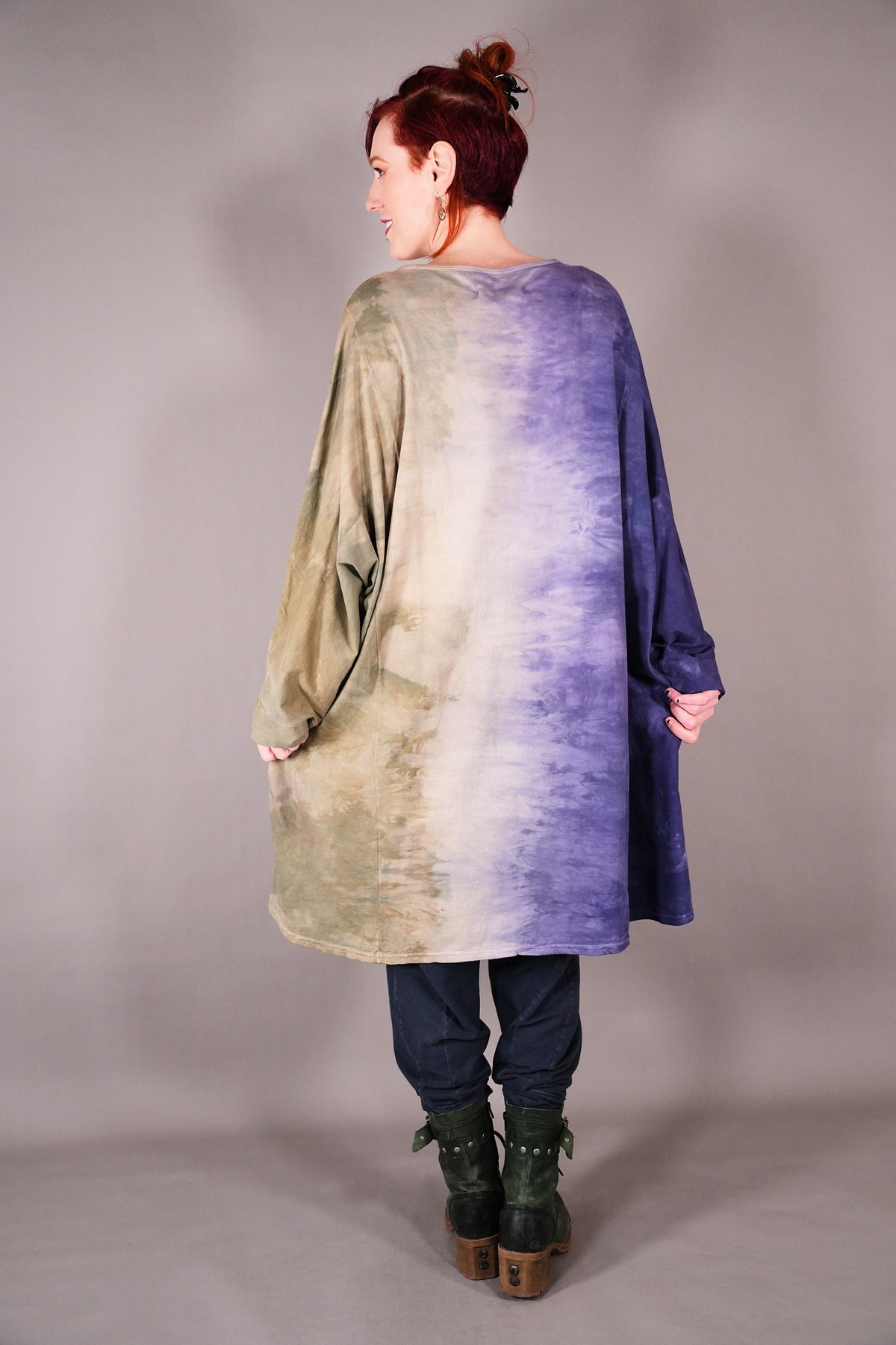1258 HD L/S Art Tee Sea/Grass Owl Bandana