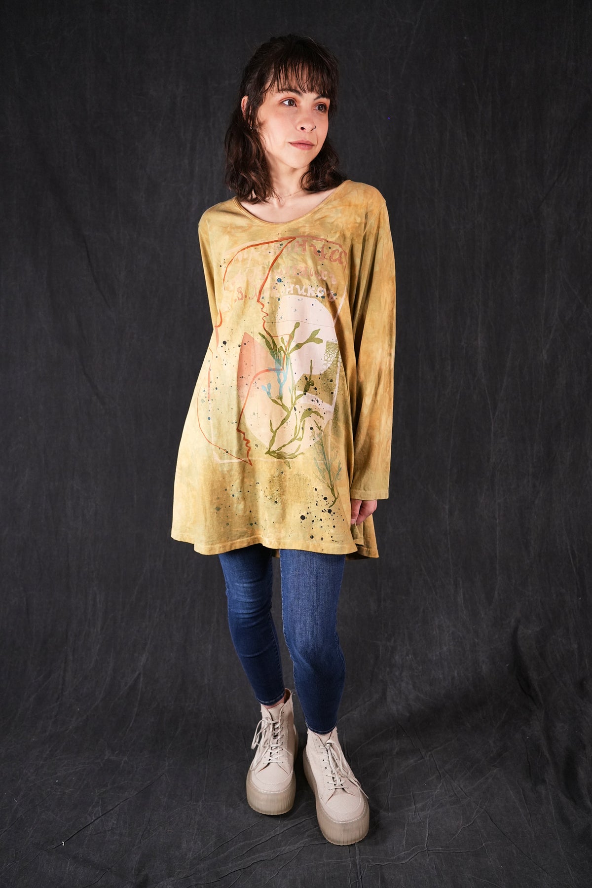1613 HD Rilassante Tunic Bronze Sea Portrait