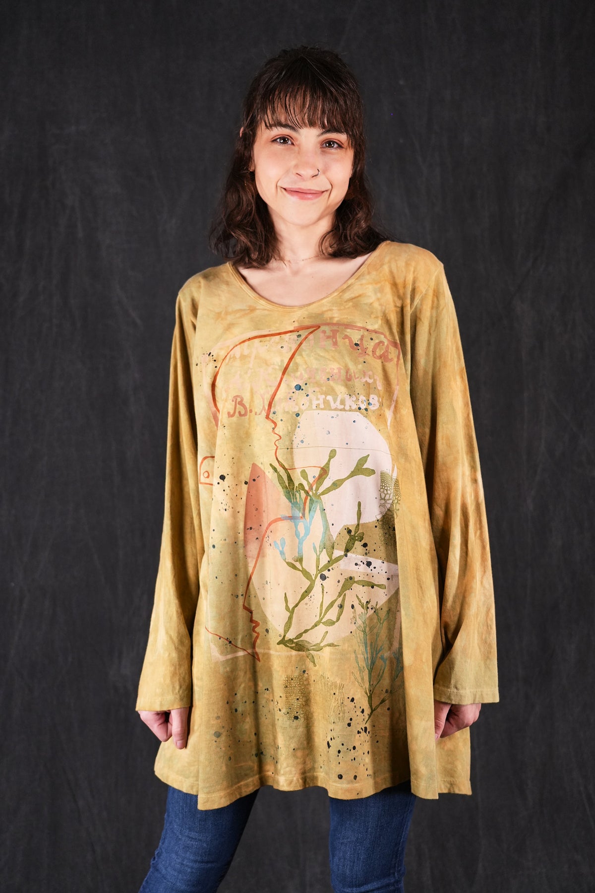 1613 HD Rilassante Tunic Bronze Sea Portrait
