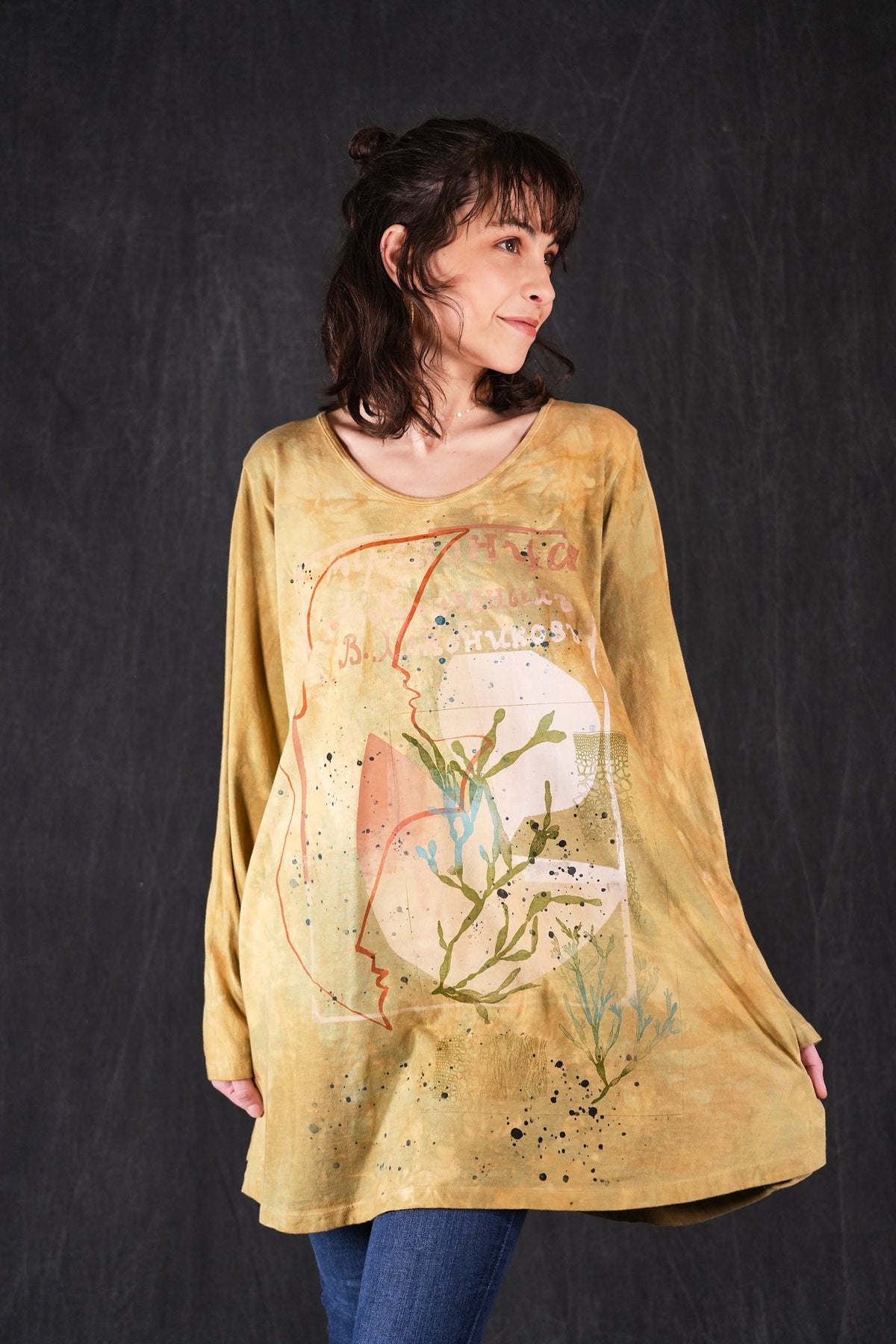 1613 HD Rilassante Tunic Bronze Sea Portrait