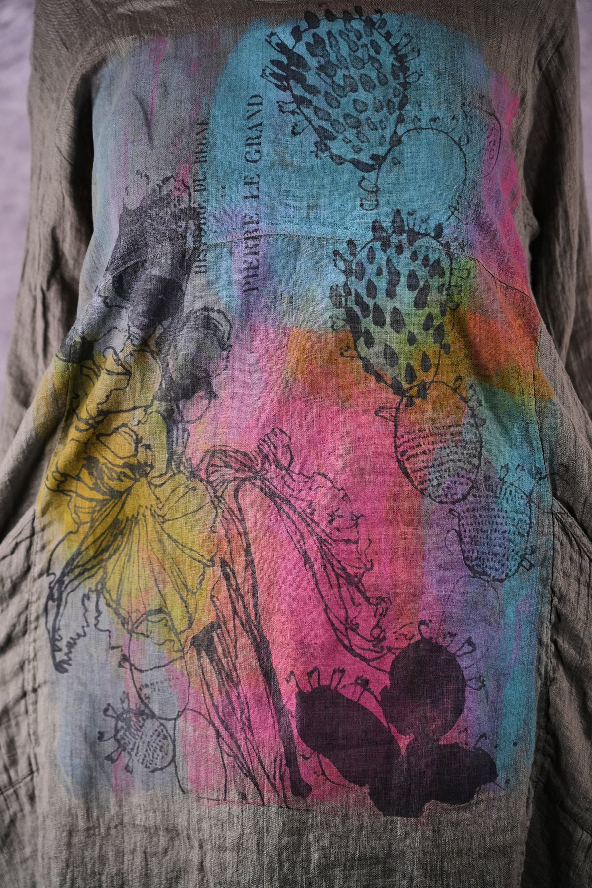 2257 Zen Tunic Chimera Desert Cactus