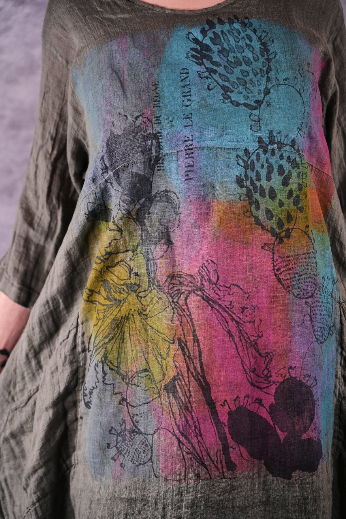 2257 Zen Tunic Chimera Desert Cactus