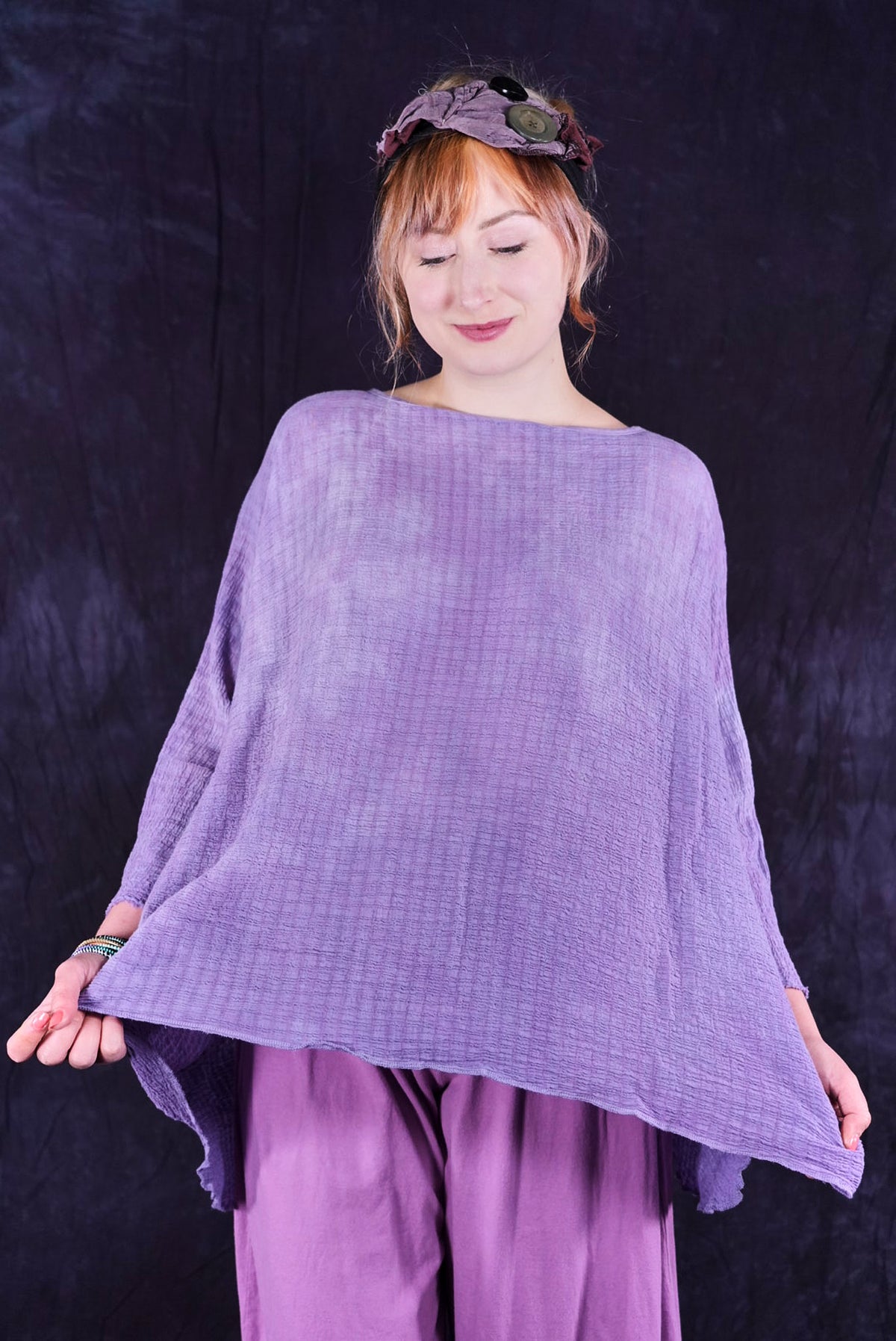 2277 Crinkle Top Lilac-O/S