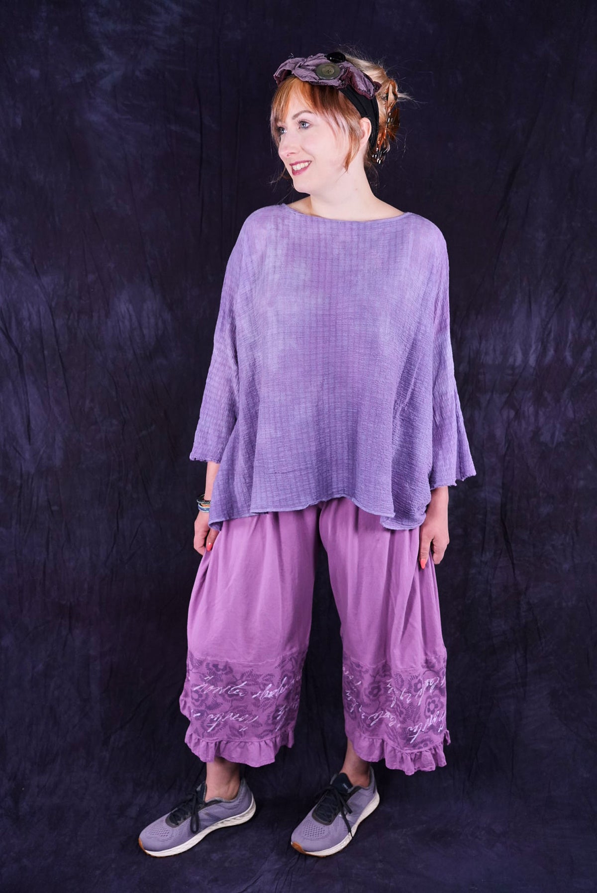 2277 Crinkle Top Lilac-O/S
