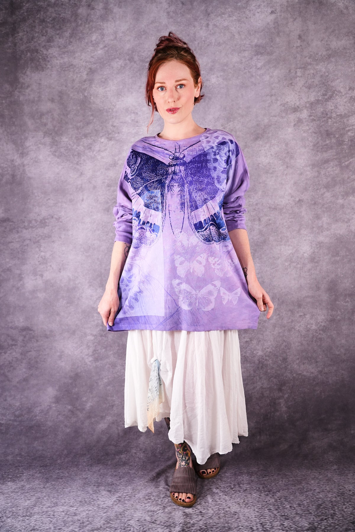 2339 HD Palette Sweatshirt Lavender Wings