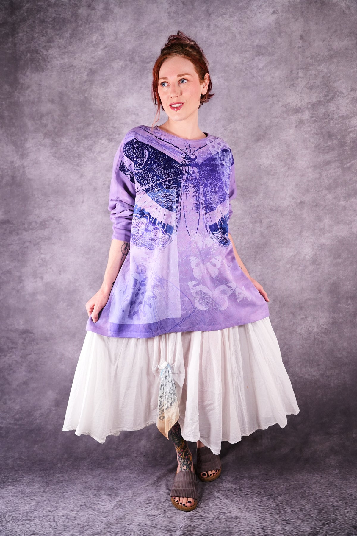 2339 HD Palette Sweatshirt Lavender Wings
