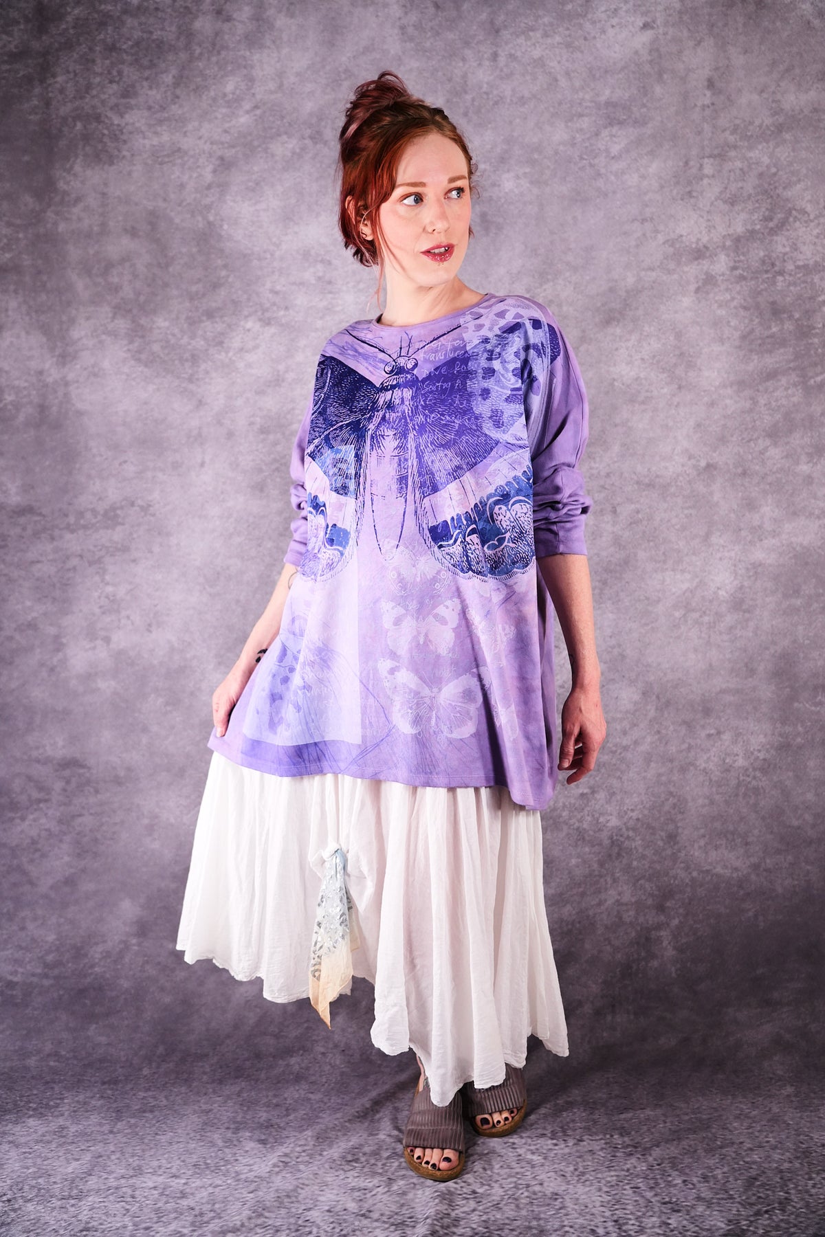 2339 HD Palette Sweatshirt Lavender Wings