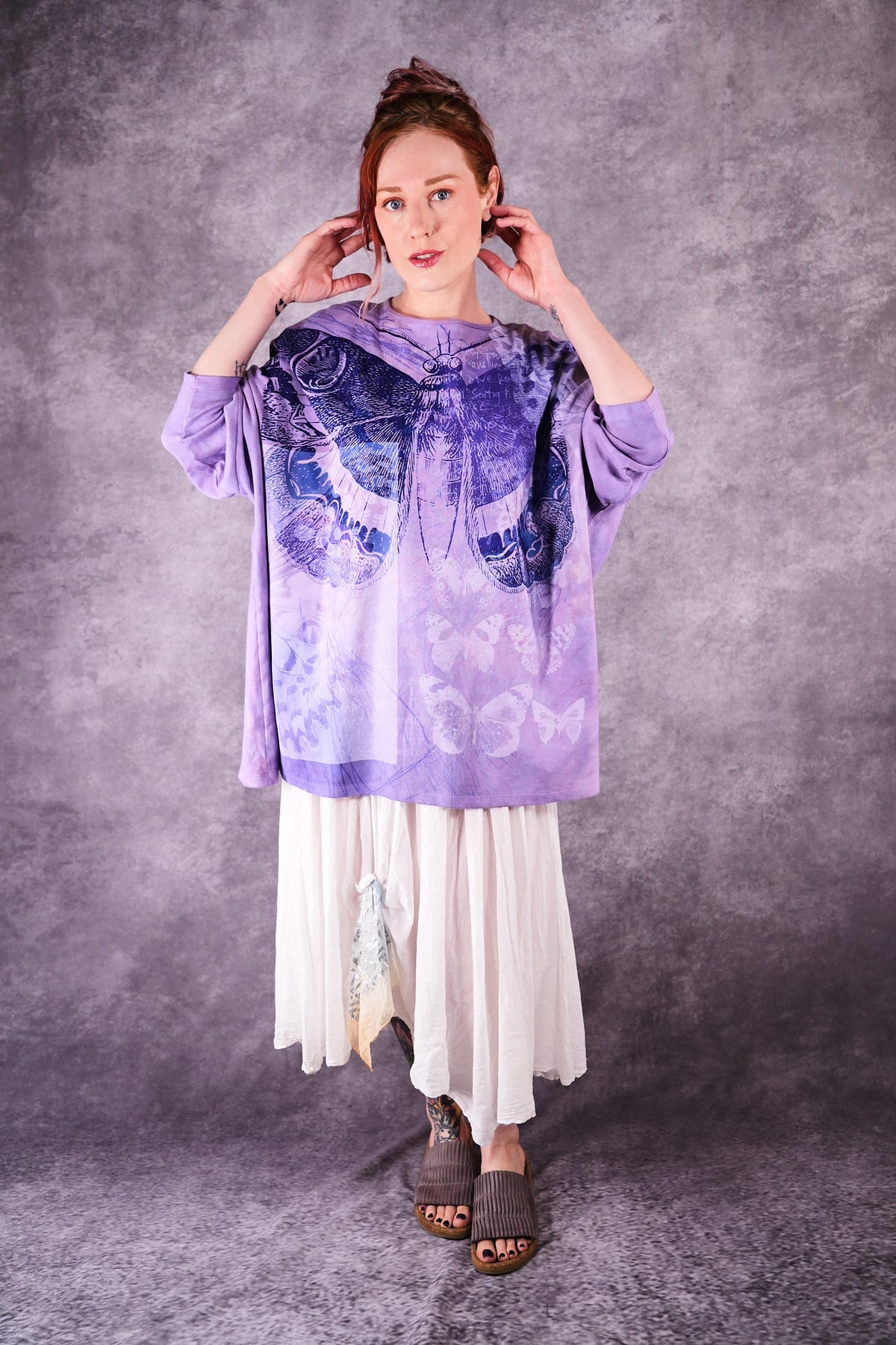 2339 HD Palette Sweatshirt Lavender Wings