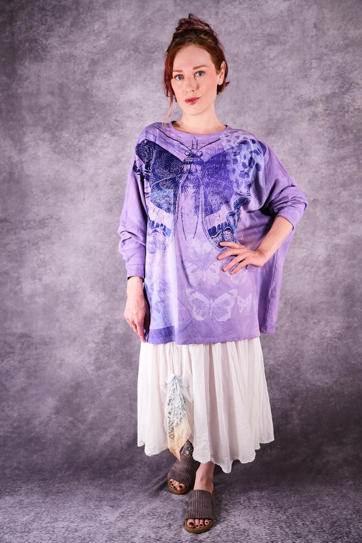 2339 HD Palette Sweatshirt Lavender Wings