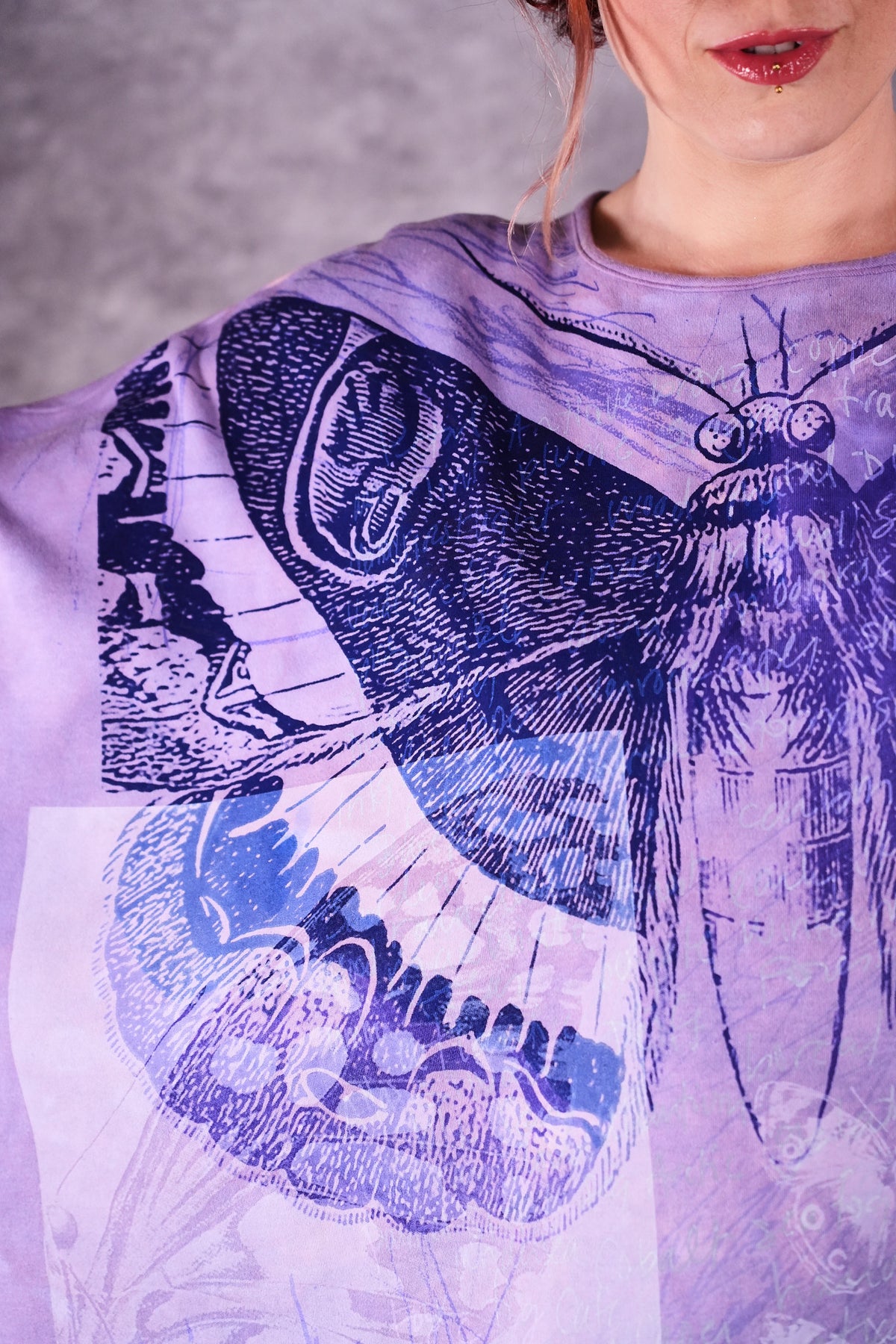 2339 HD Palette Sweatshirt Lavender Wings
