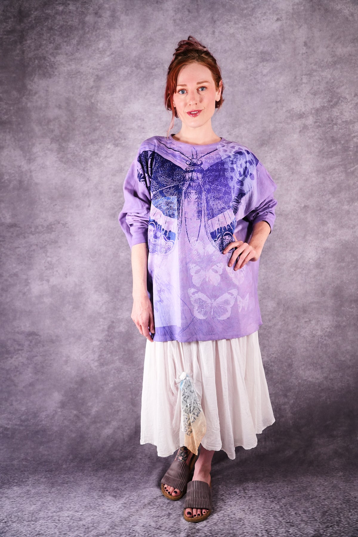 2339 HD Palette Sweatshirt Lavender Wings