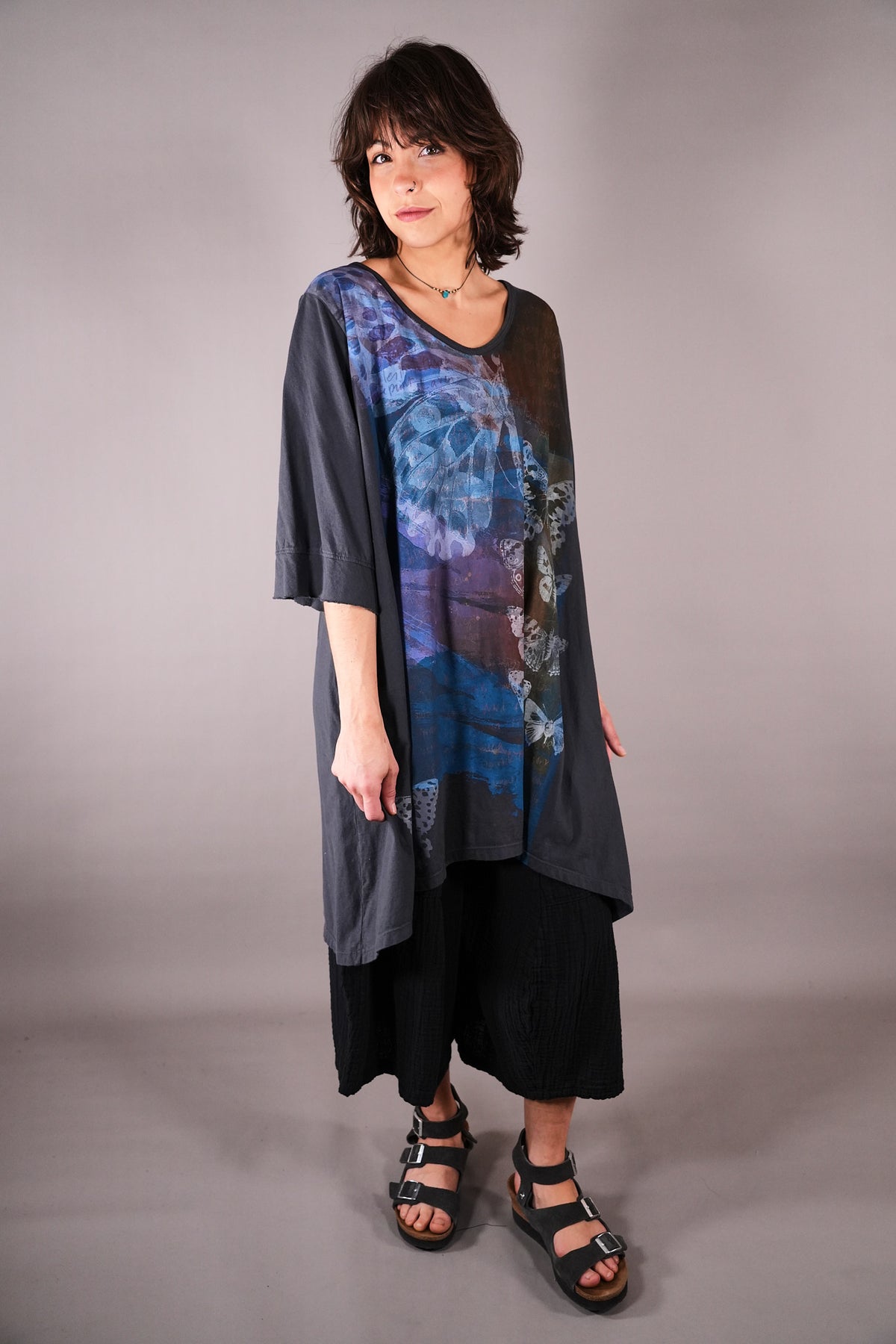 2371 Happiness Tunic Black Sand The Butterfly Effect