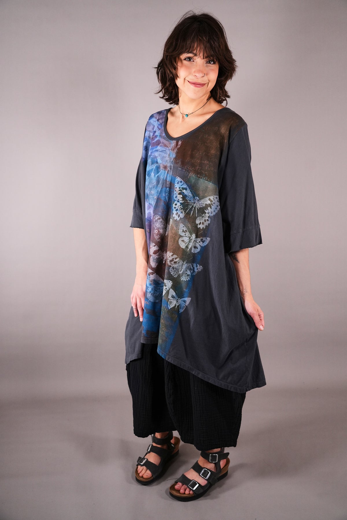 2371 Happiness Tunic Black Sand The Butterfly Effect