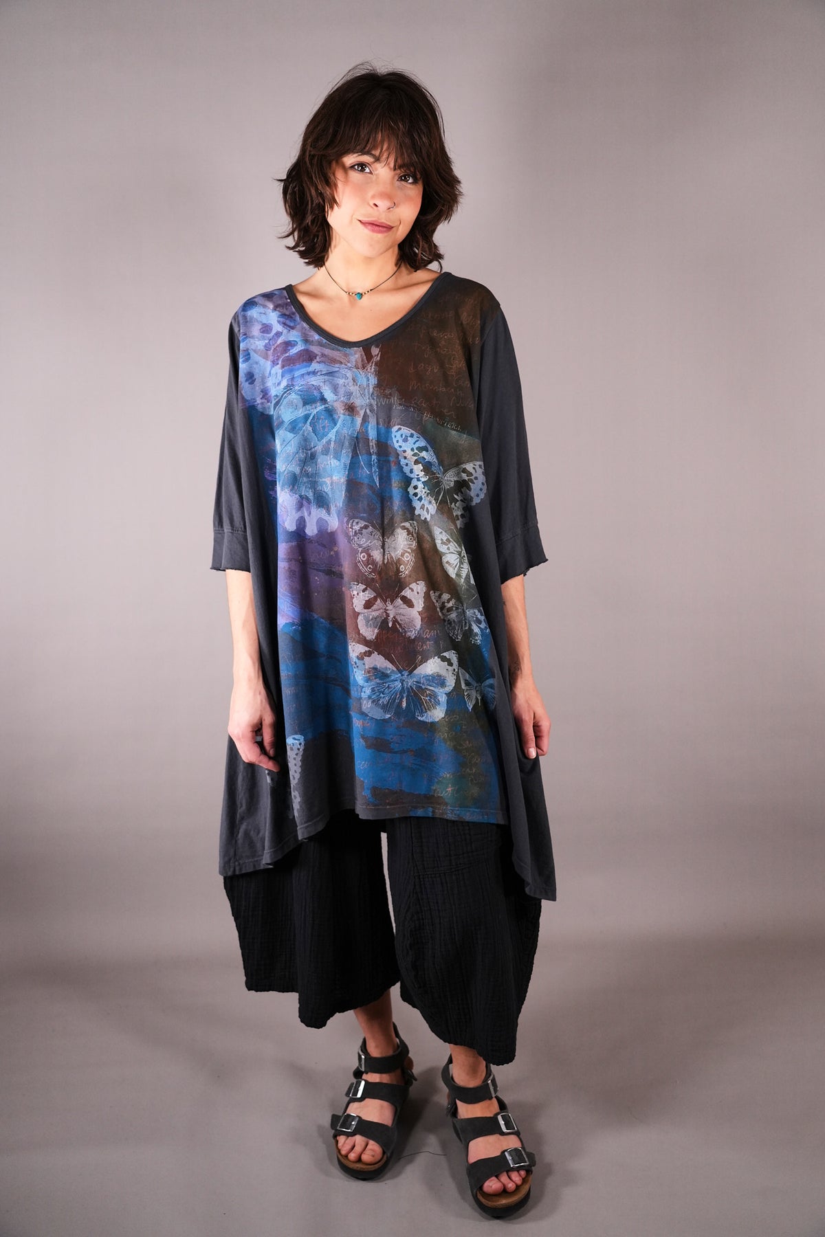 2371 Happiness Tunic Black Sand The Butterfly Effect