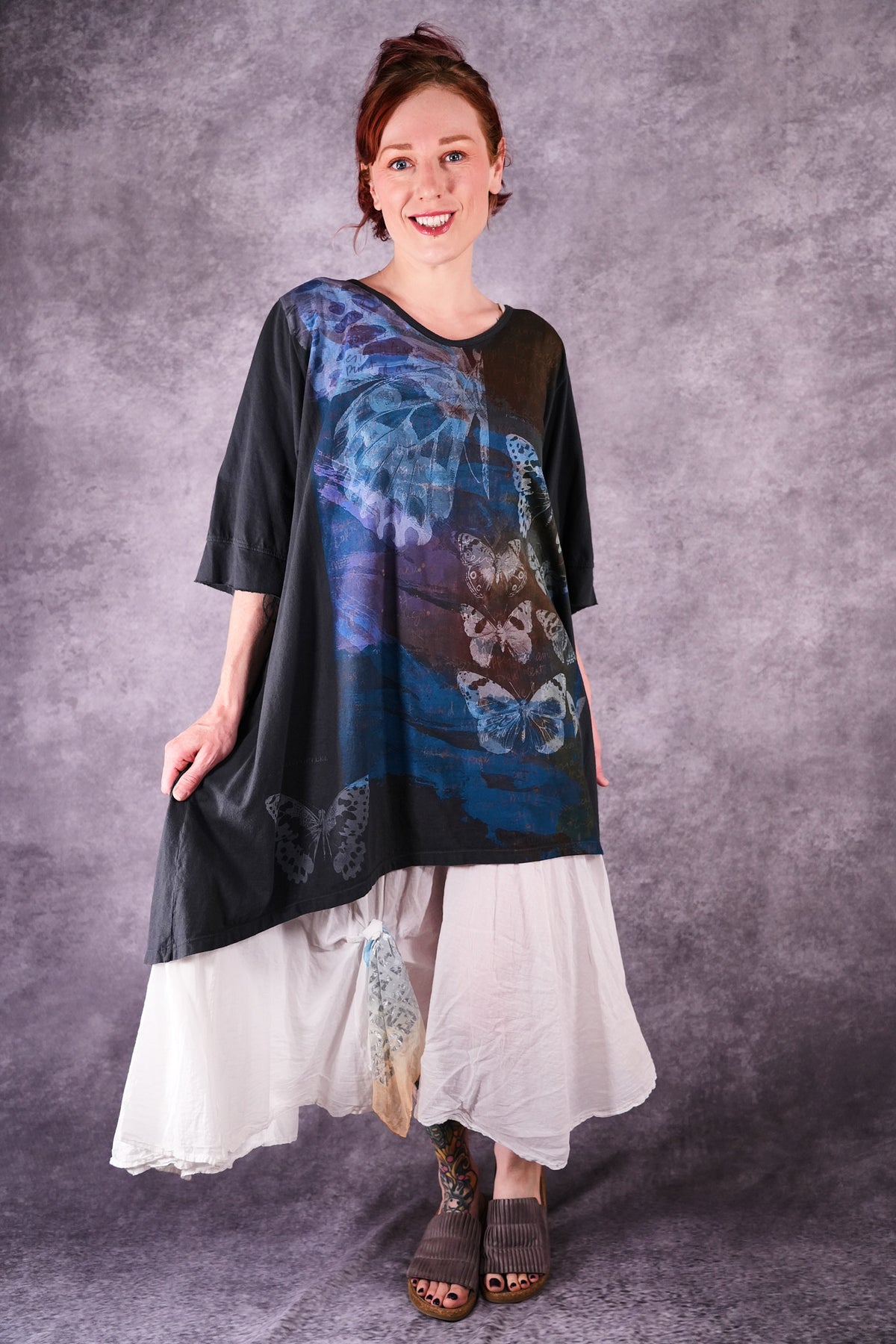 2371 Happiness Tunic Black Sand The Butterfly Effect