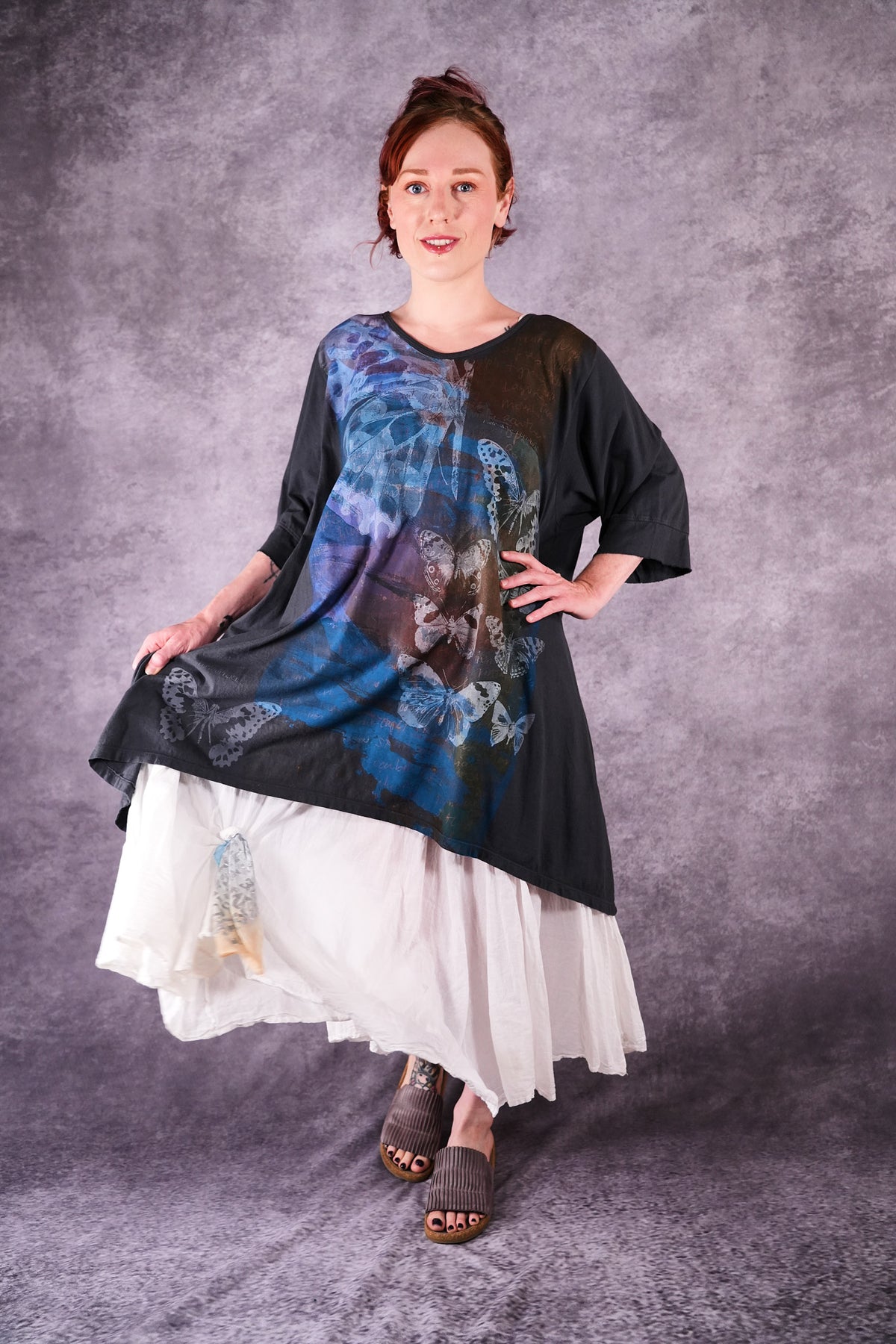 2371 Happiness Tunic Black Sand The Butterfly Effect
