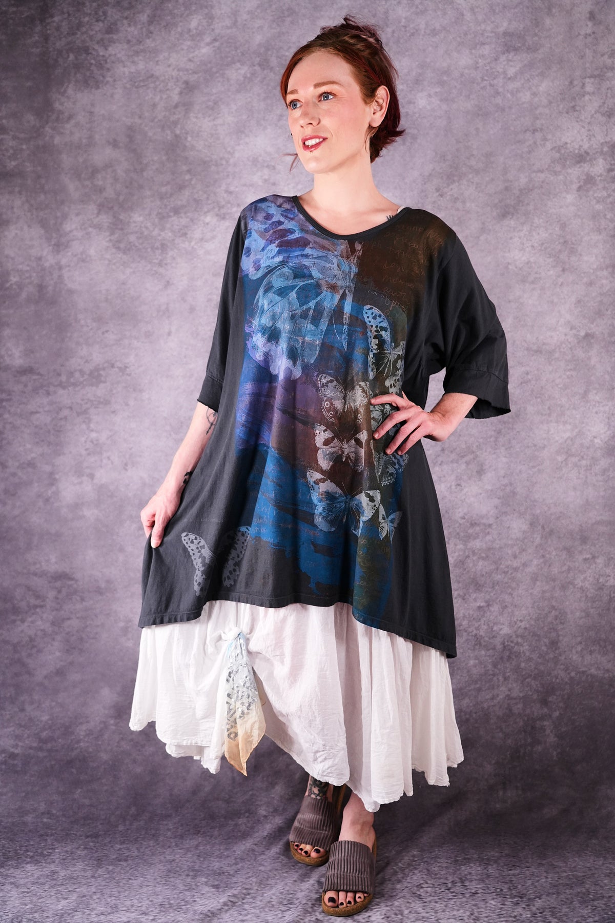 2371 Happiness Tunic Black Sand The Butterfly Effect