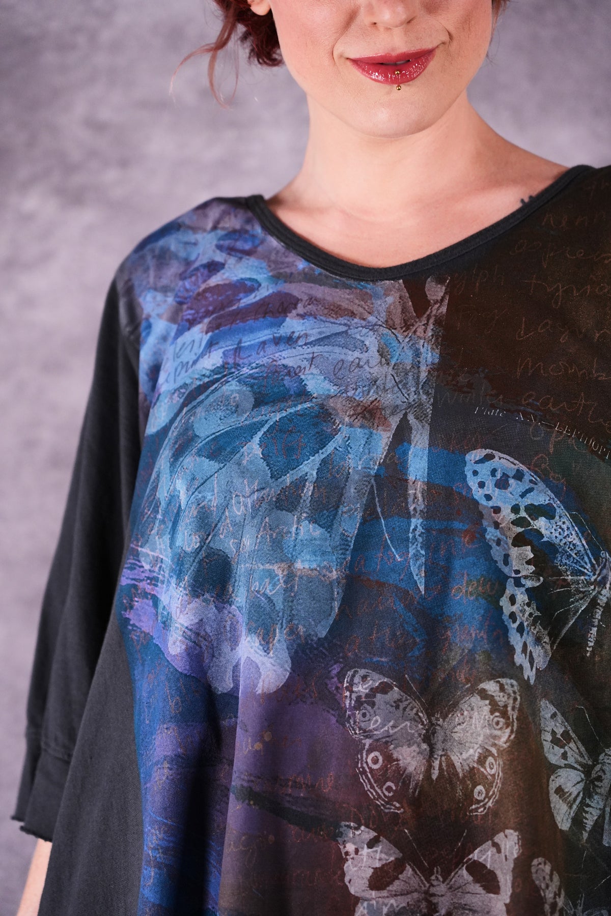 2371 Happiness Tunic Black Sand The Butterfly Effect