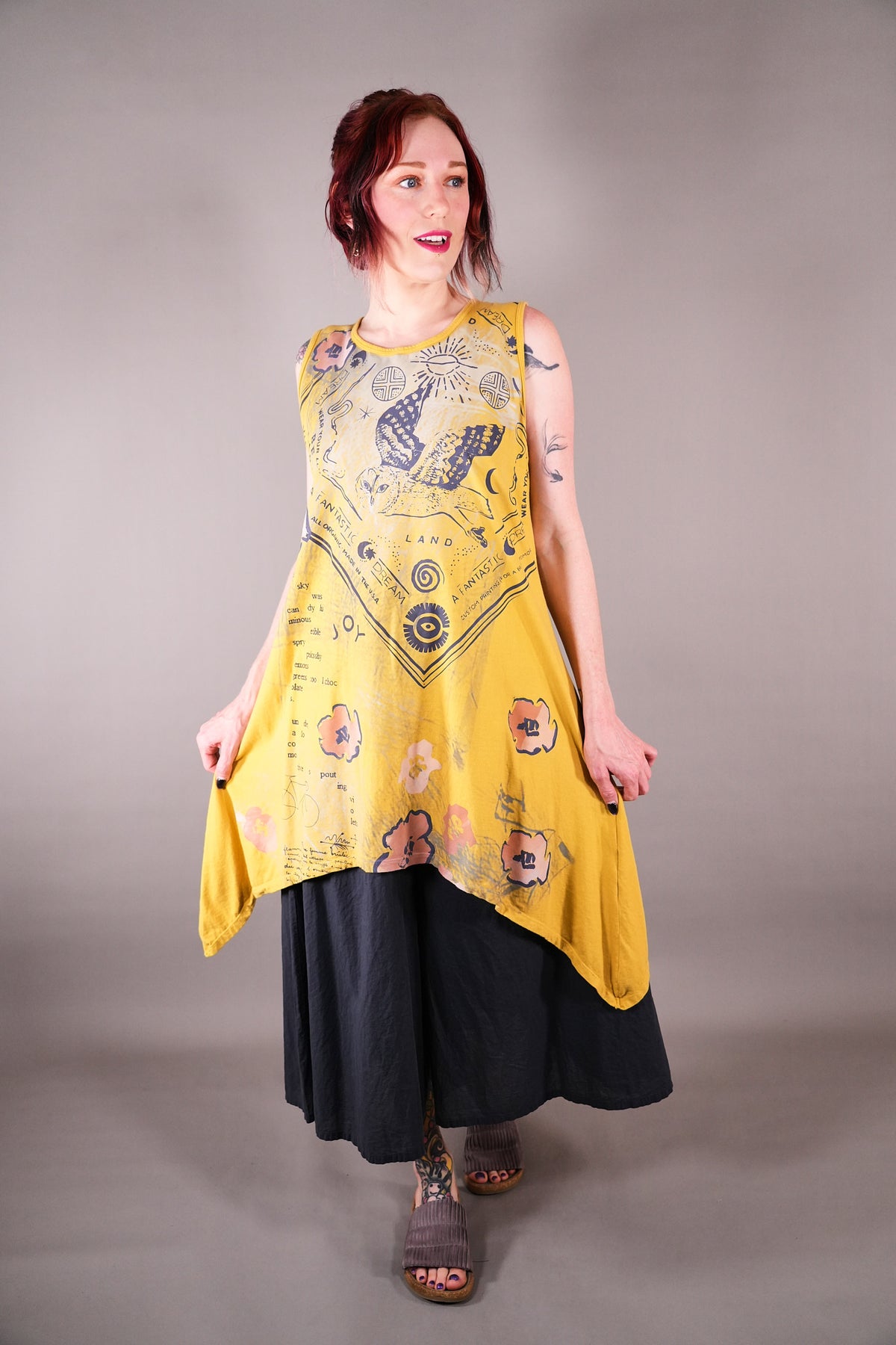 2375 Tunic Tank Dandelion Summer Roadtrip