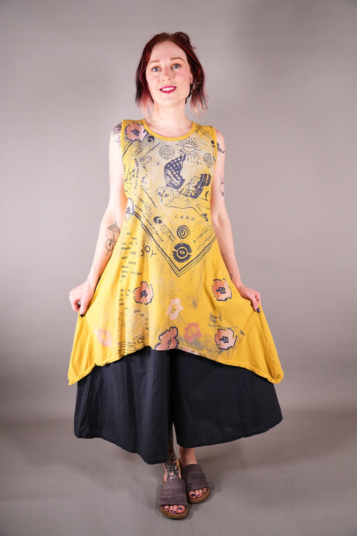 2375 Tunic Tank Dandelion Summer Roadtrip