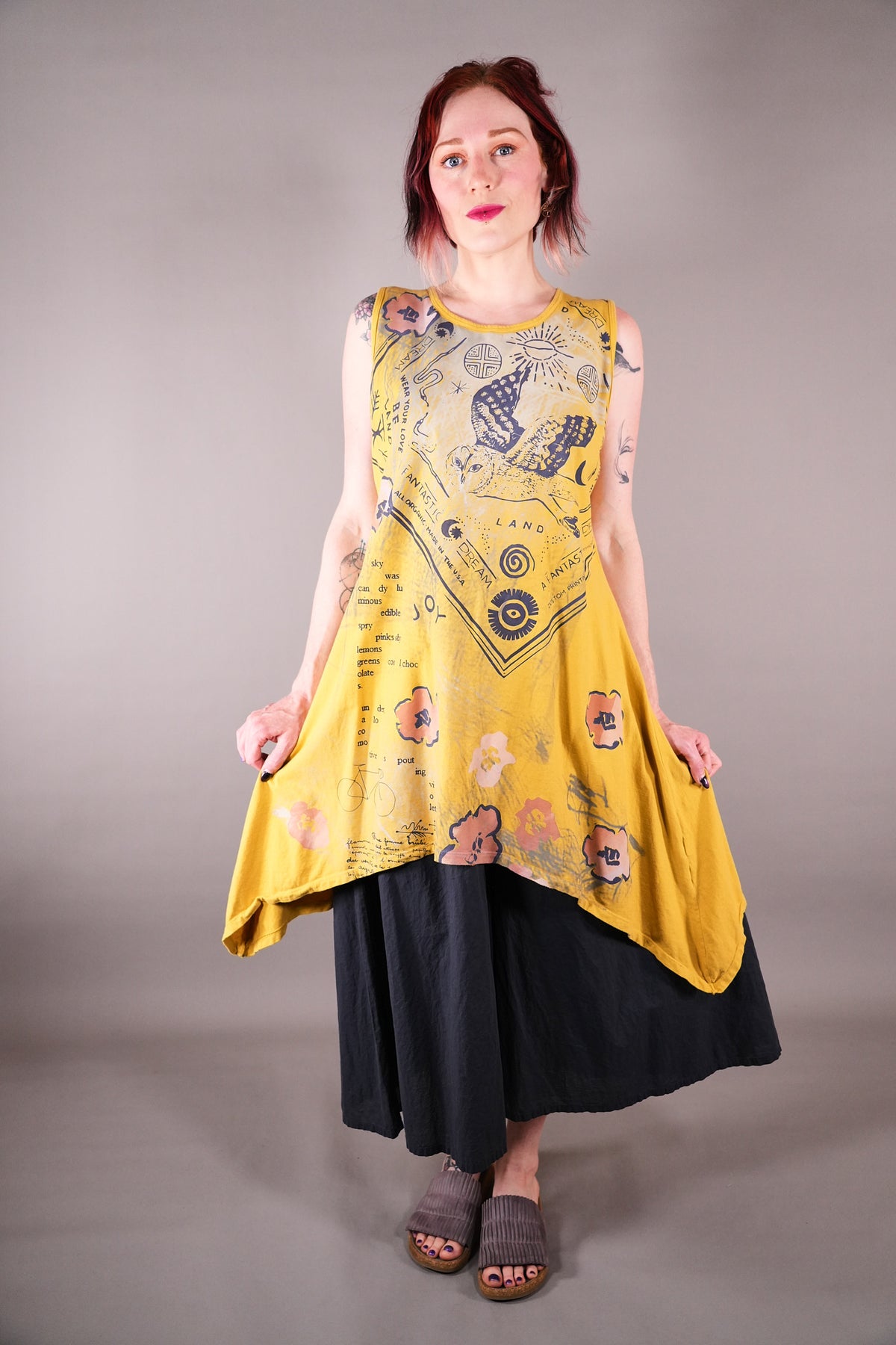 2375 Tunic Tank Dandelion Summer Roadtrip
