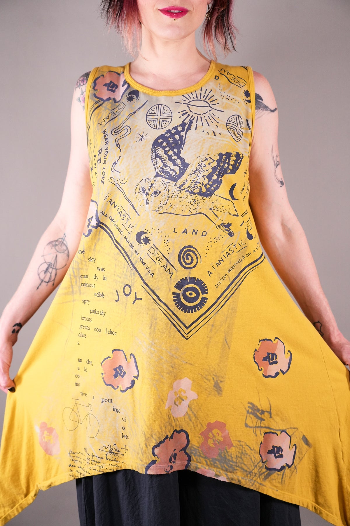 2375 Tunic Tank Dandelion Summer Roadtrip