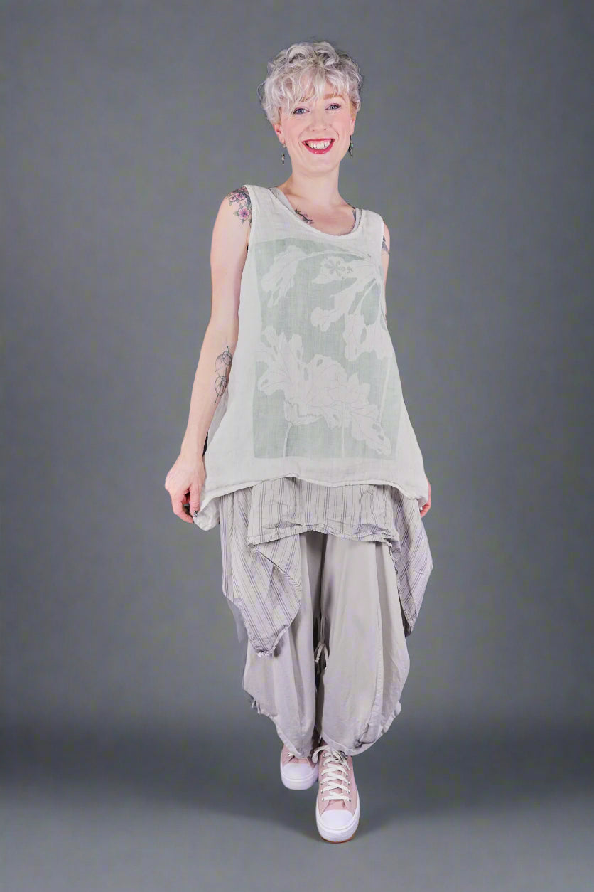 1196 Linen Tank Jasmine-P