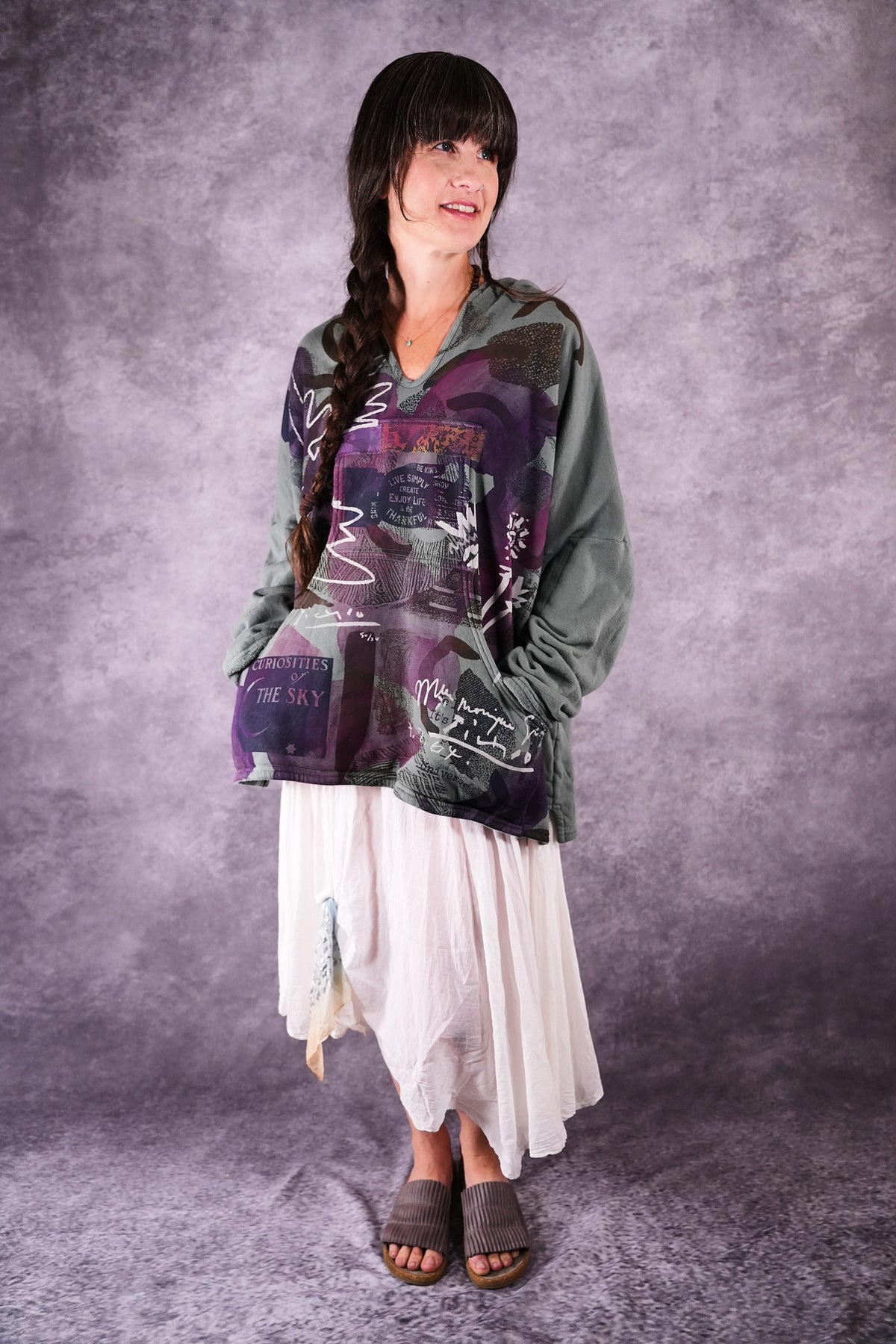 5273 Sketchbook Hoodie Pale Sage Enjoy Life