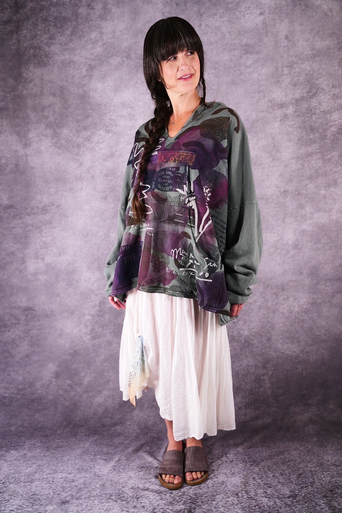 5273 Sketchbook Hoodie Pale Sage Enjoy Life