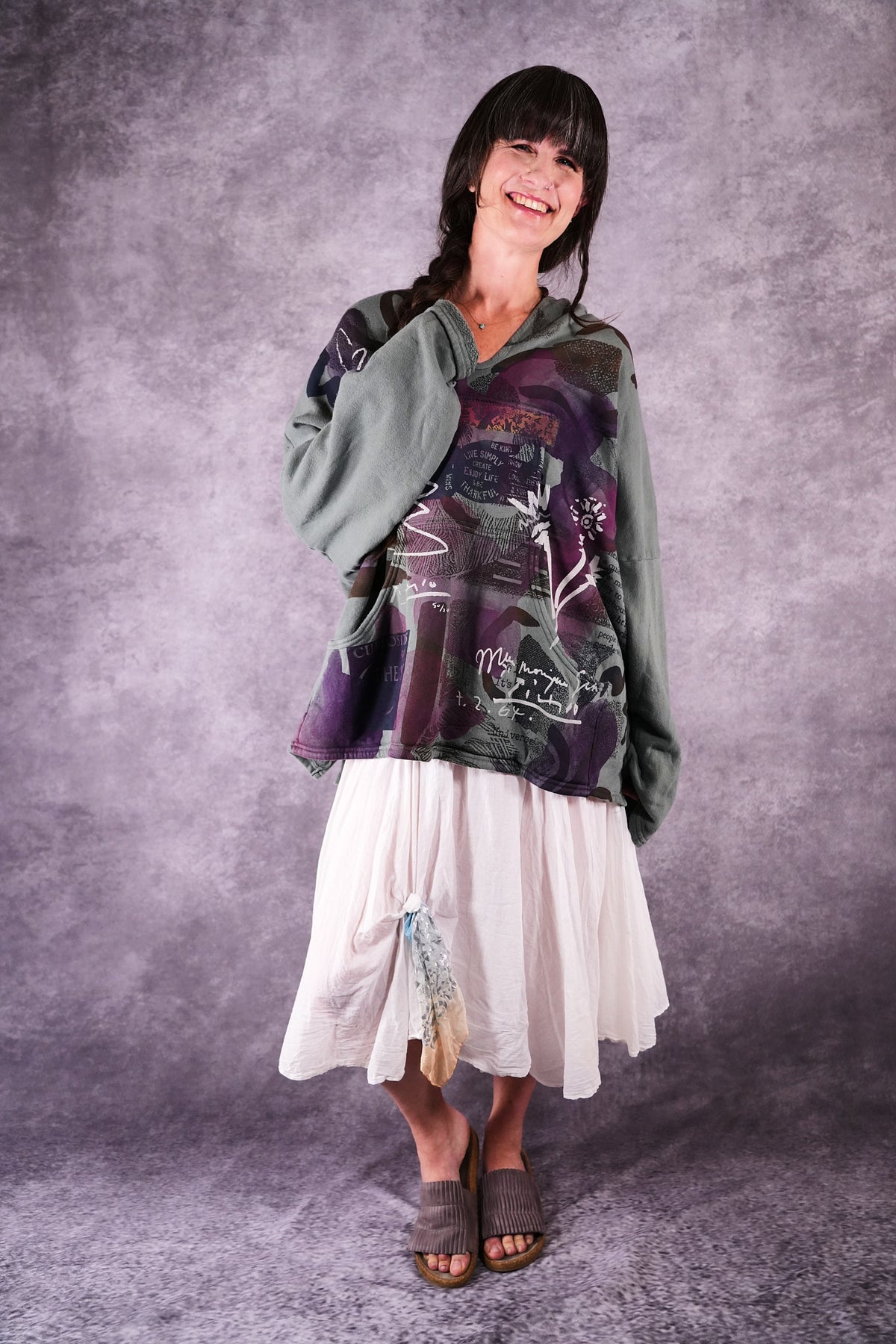 5273 Sketchbook Hoodie Pale Sage Enjoy Life