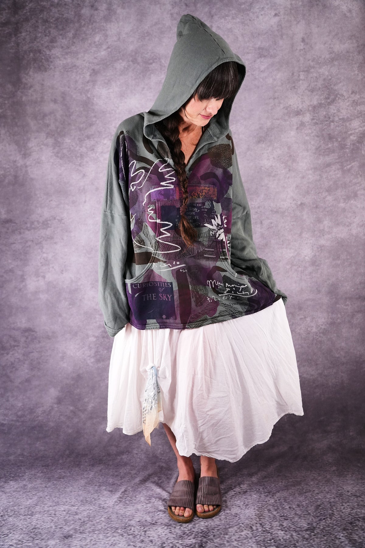 5273 Sketchbook Hoodie Pale Sage Enjoy Life