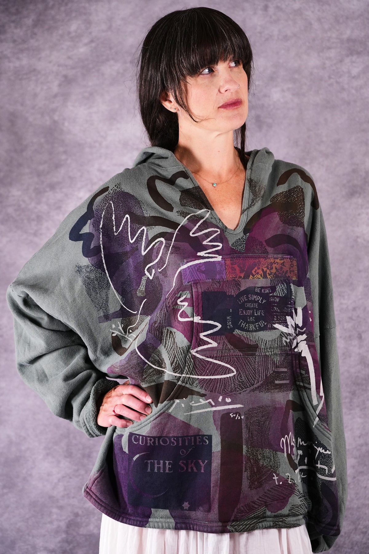 5273 Sketchbook Hoodie Pale Sage Enjoy Life