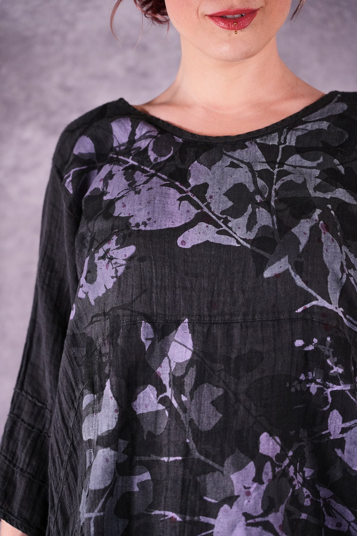 7114 Linen Wave Dress Ironworks Shadow and Form