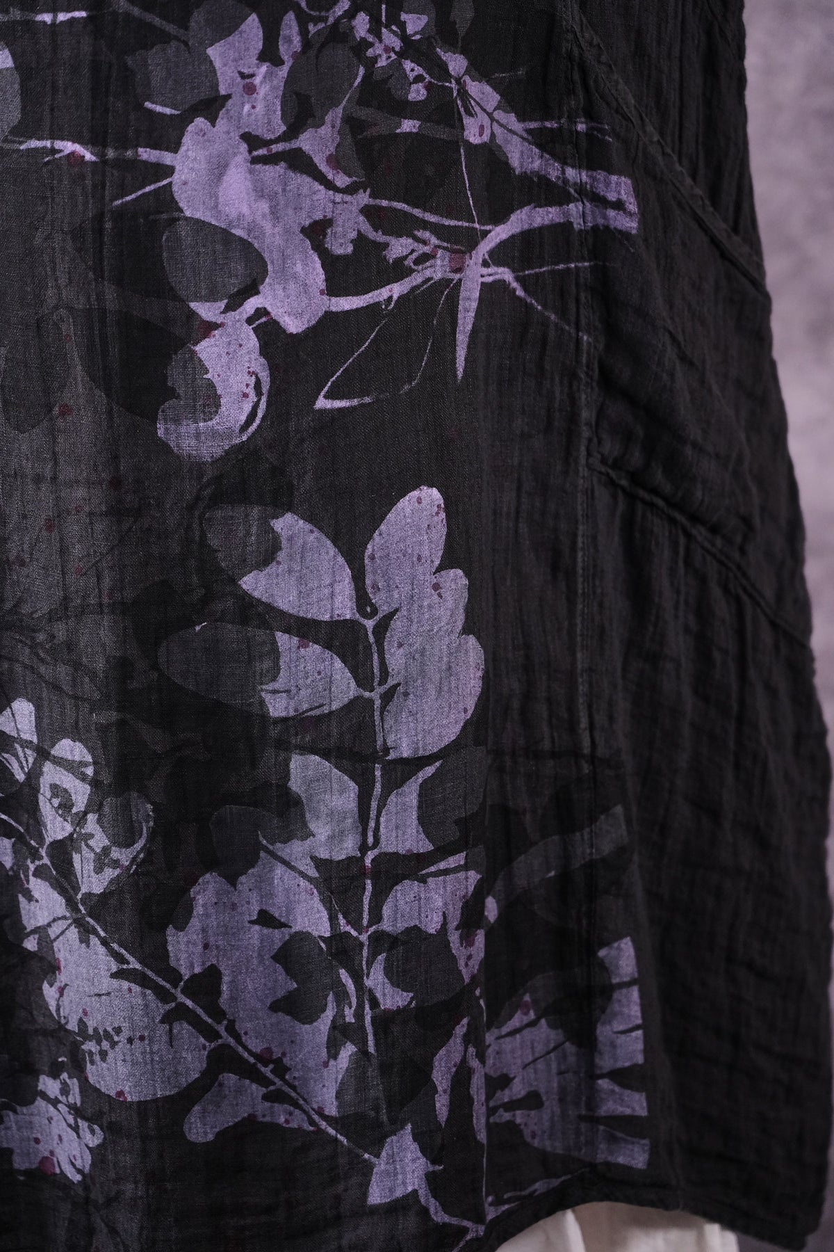 7114 Linen Wave Dress Ironworks Shadow and Form