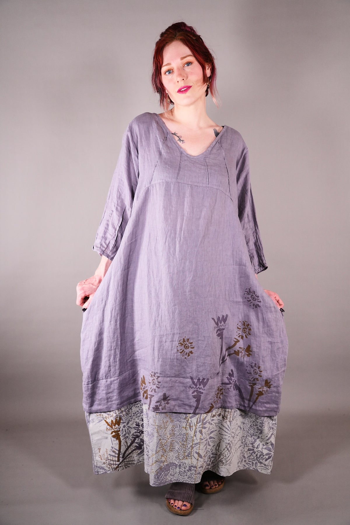 7156 Occasion Dress Shantung Spring Garden
