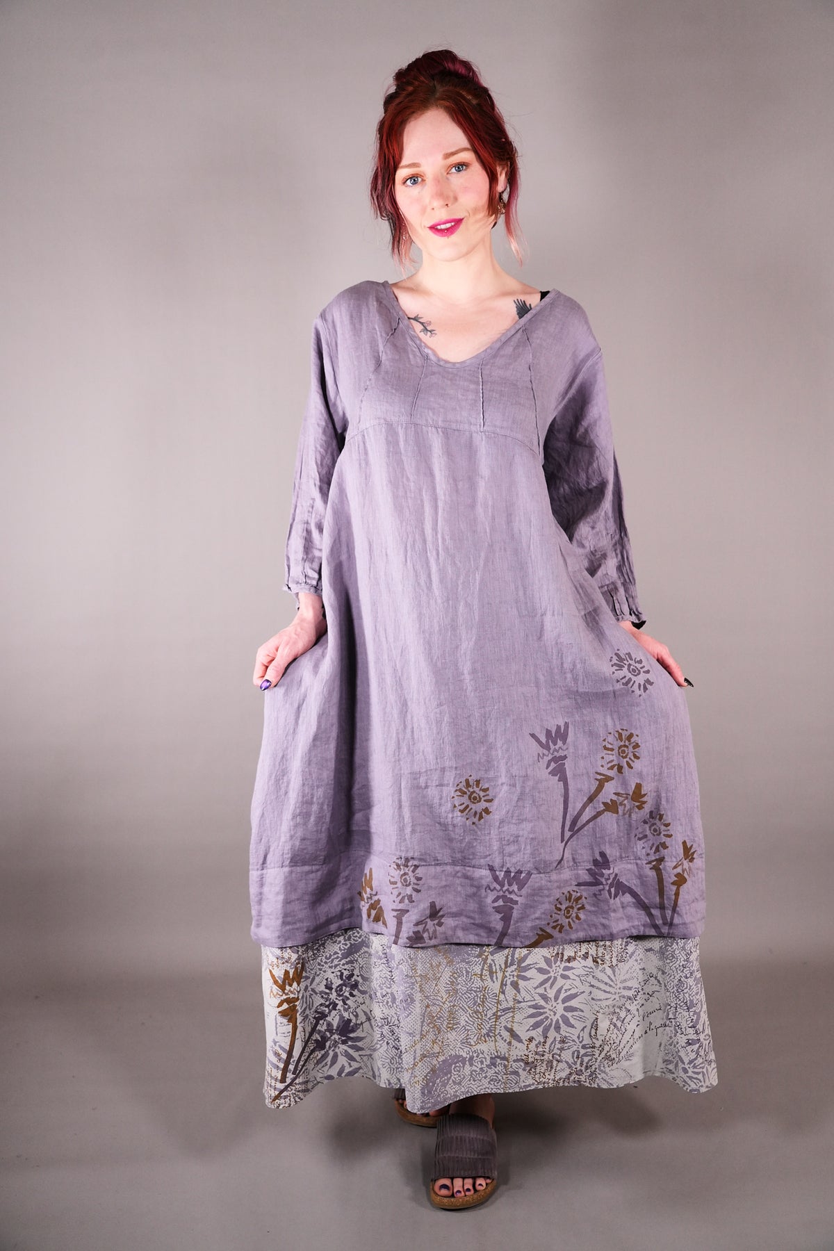 7156 Occasion Dress Shantung Spring Garden