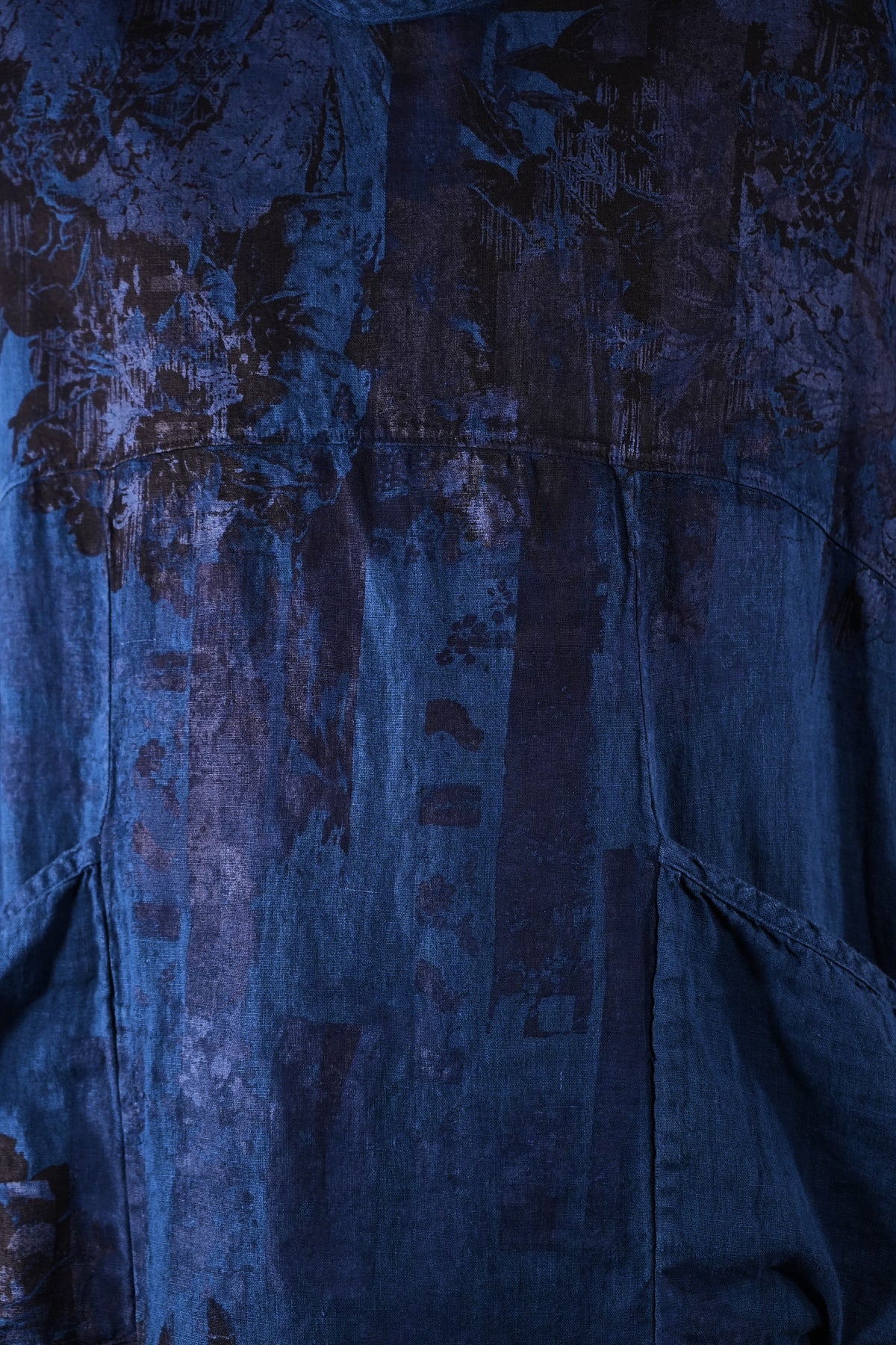 7214 Ladies Dress Indigo Shadows