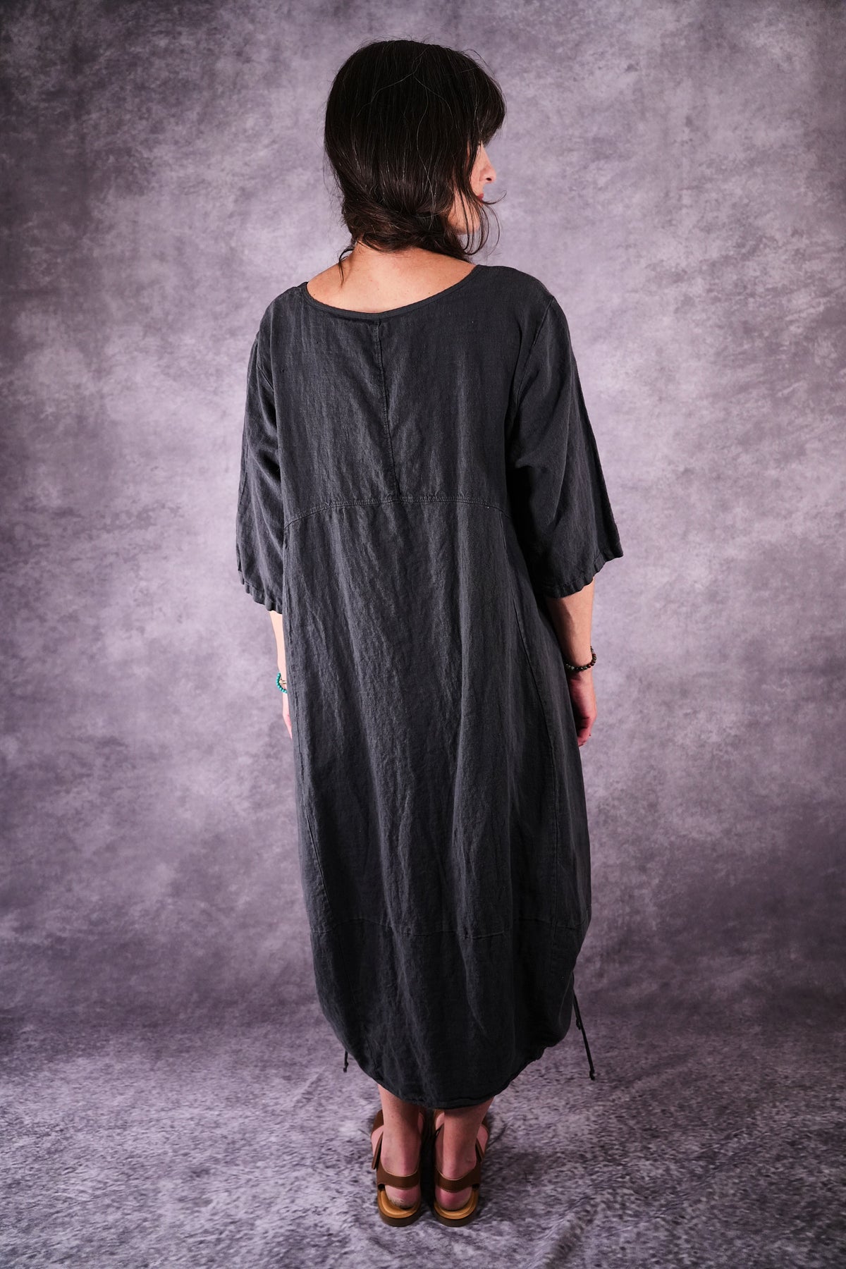 7221 Blue Fish Linen Dress Ironworks Constellation